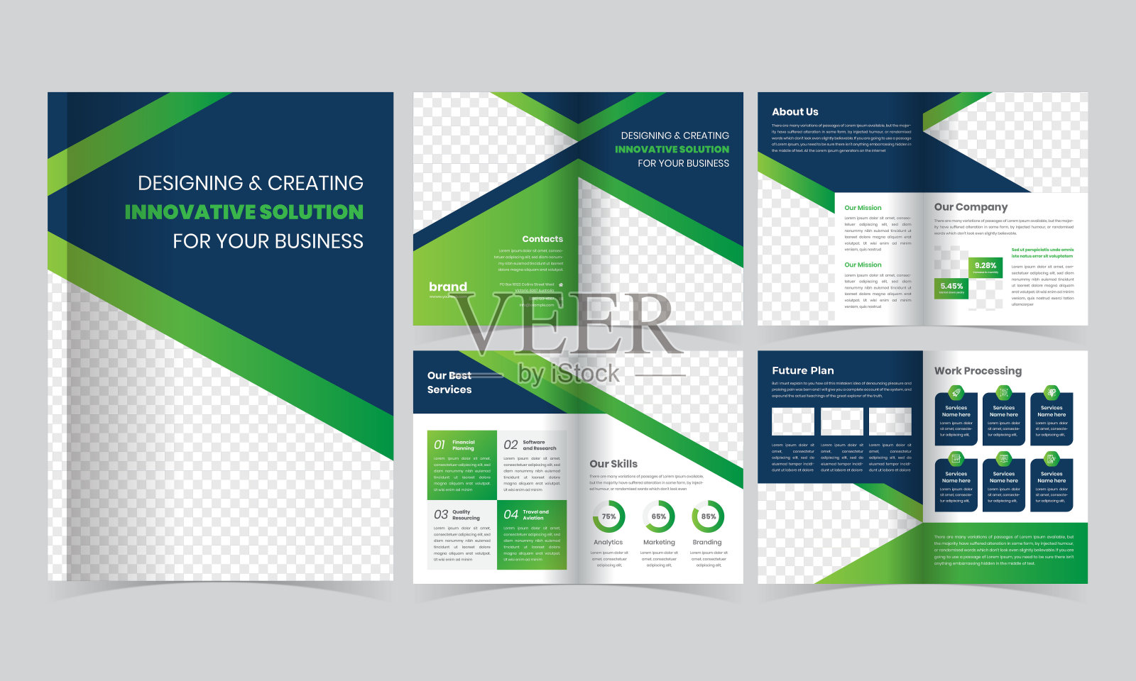 公司业务手册模板设计模板素材