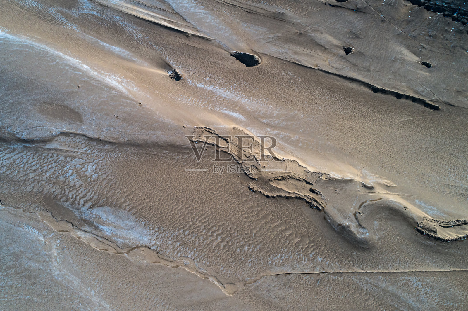 中国青海旱地的鸟瞰图照片摄影图片