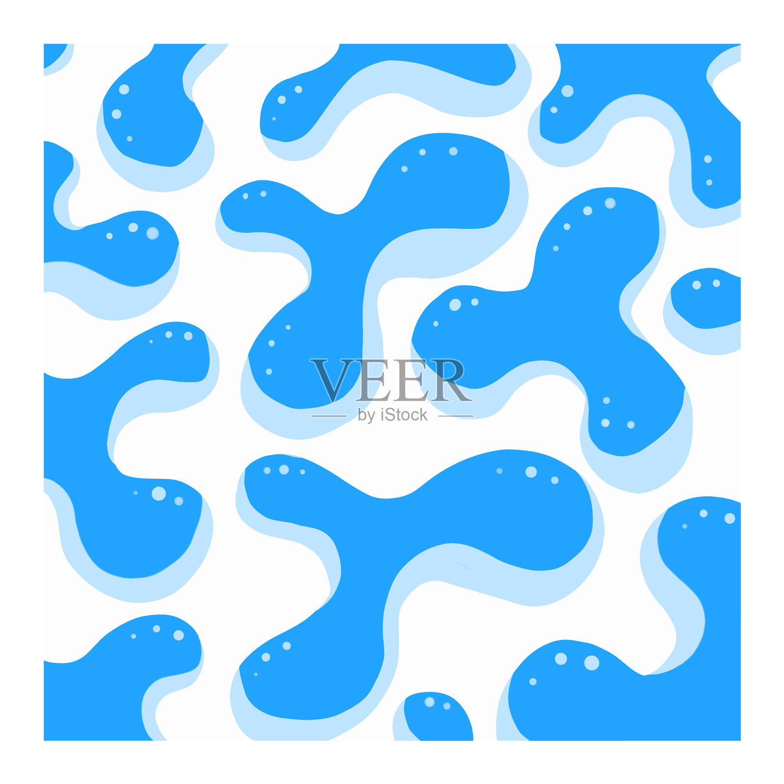 创意涂鸦潮人边界图案插图向量斑点和圆圈插画图片素材