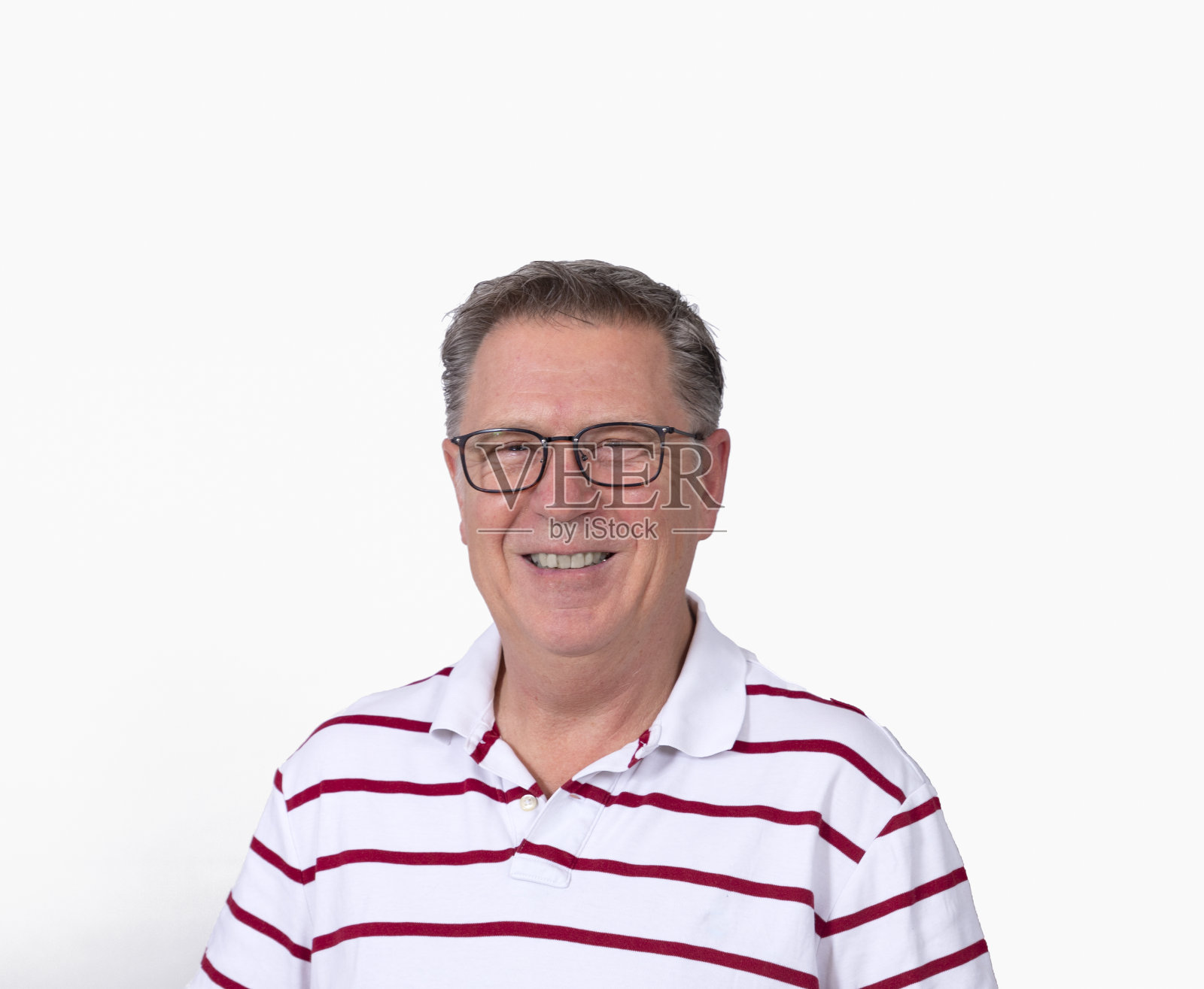 微笑的中年男人肖像照片摄影图片