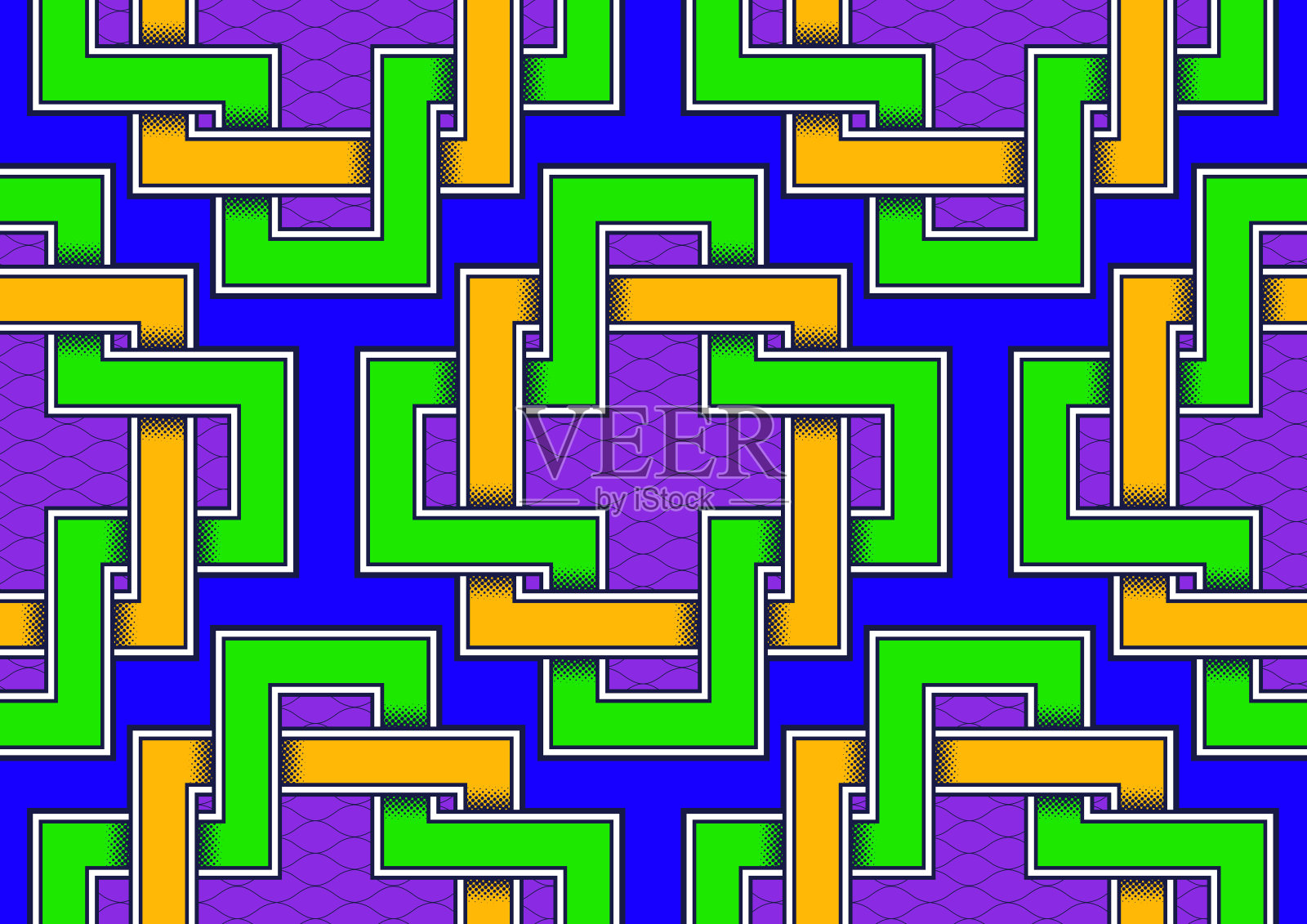 无缝图案纺织时尚非洲23插画图片素材