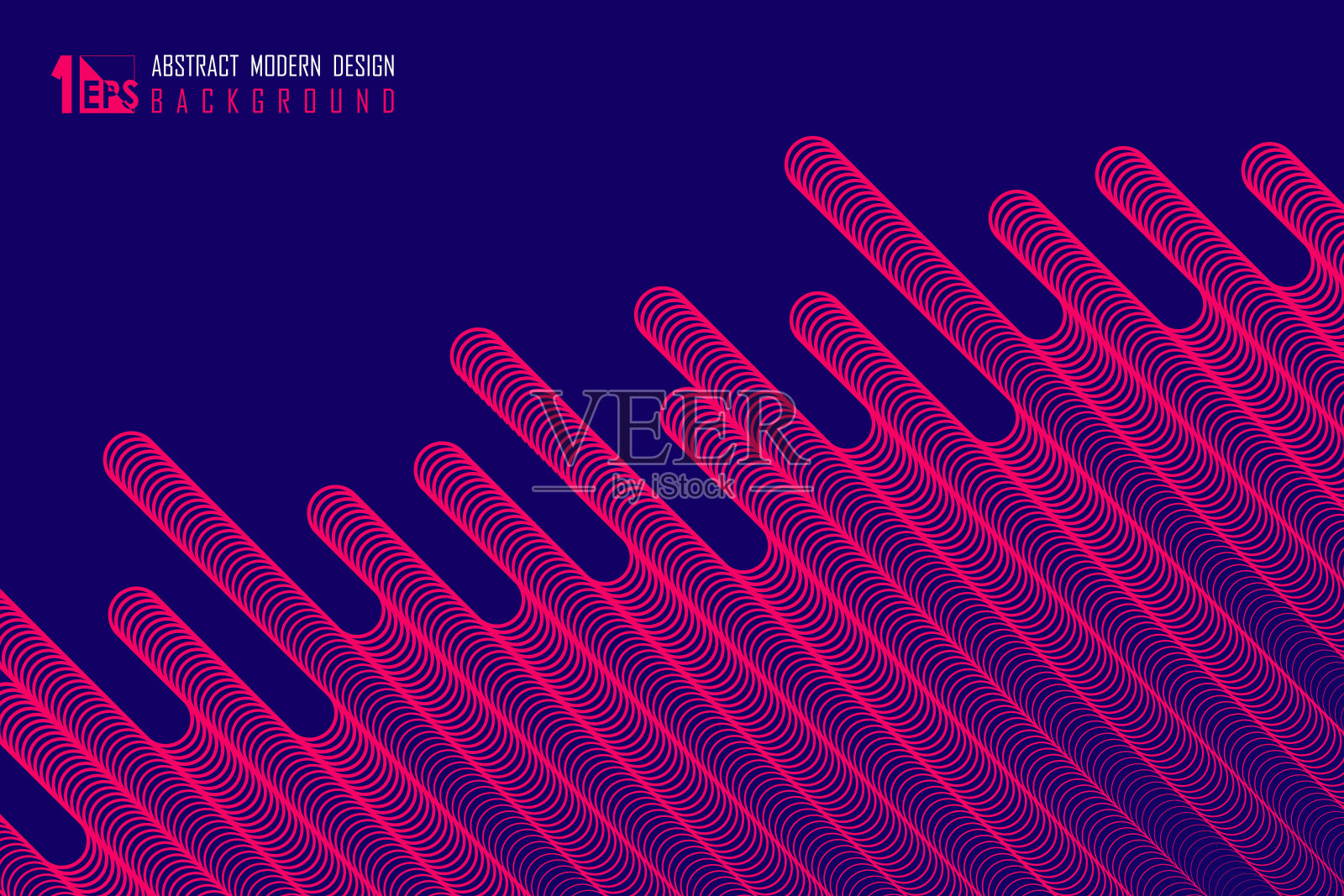 抽象的波浪线模式的最小艺术品技术设计背景。说明向量eps10插画图片素材