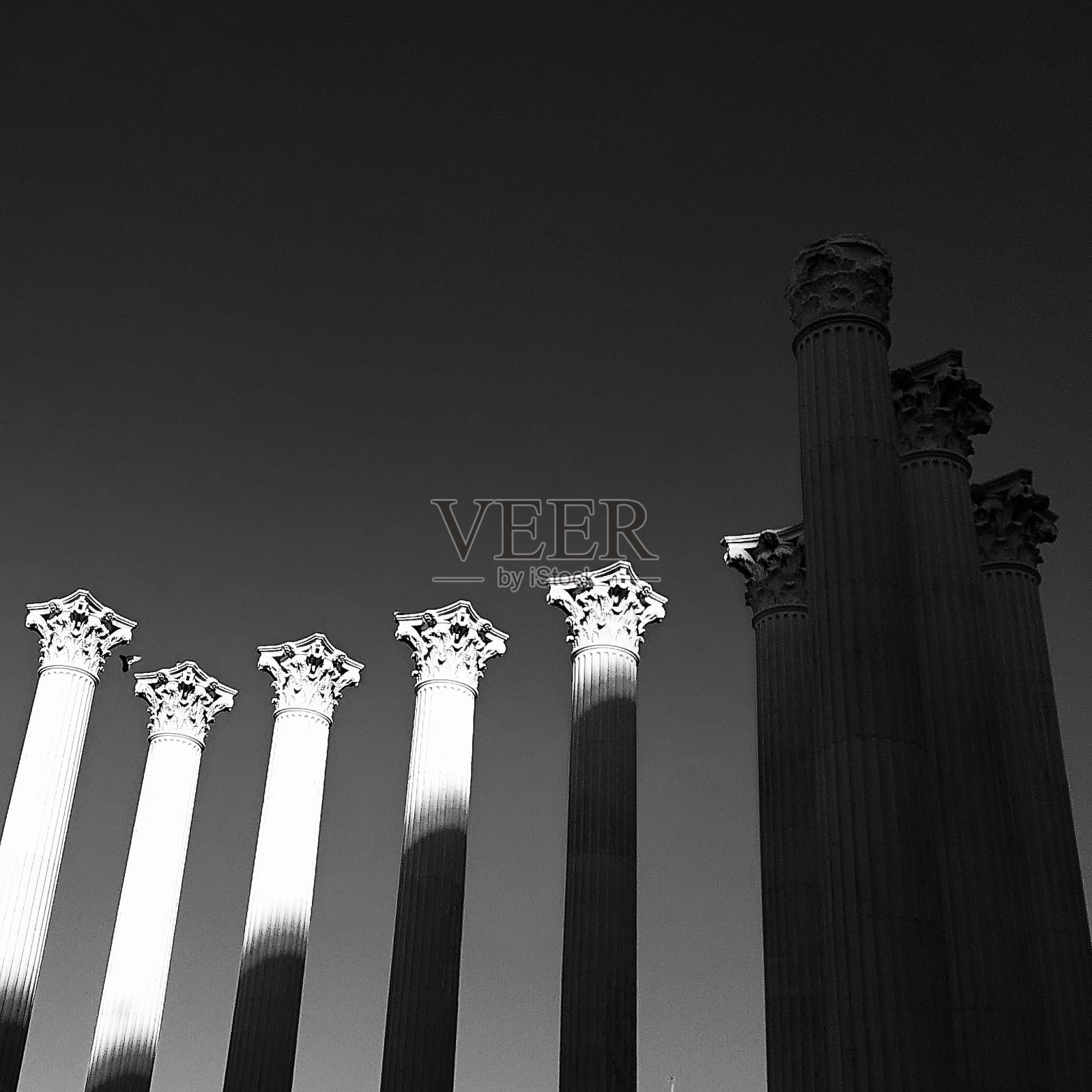 罗马列黑与白照片摄影图片