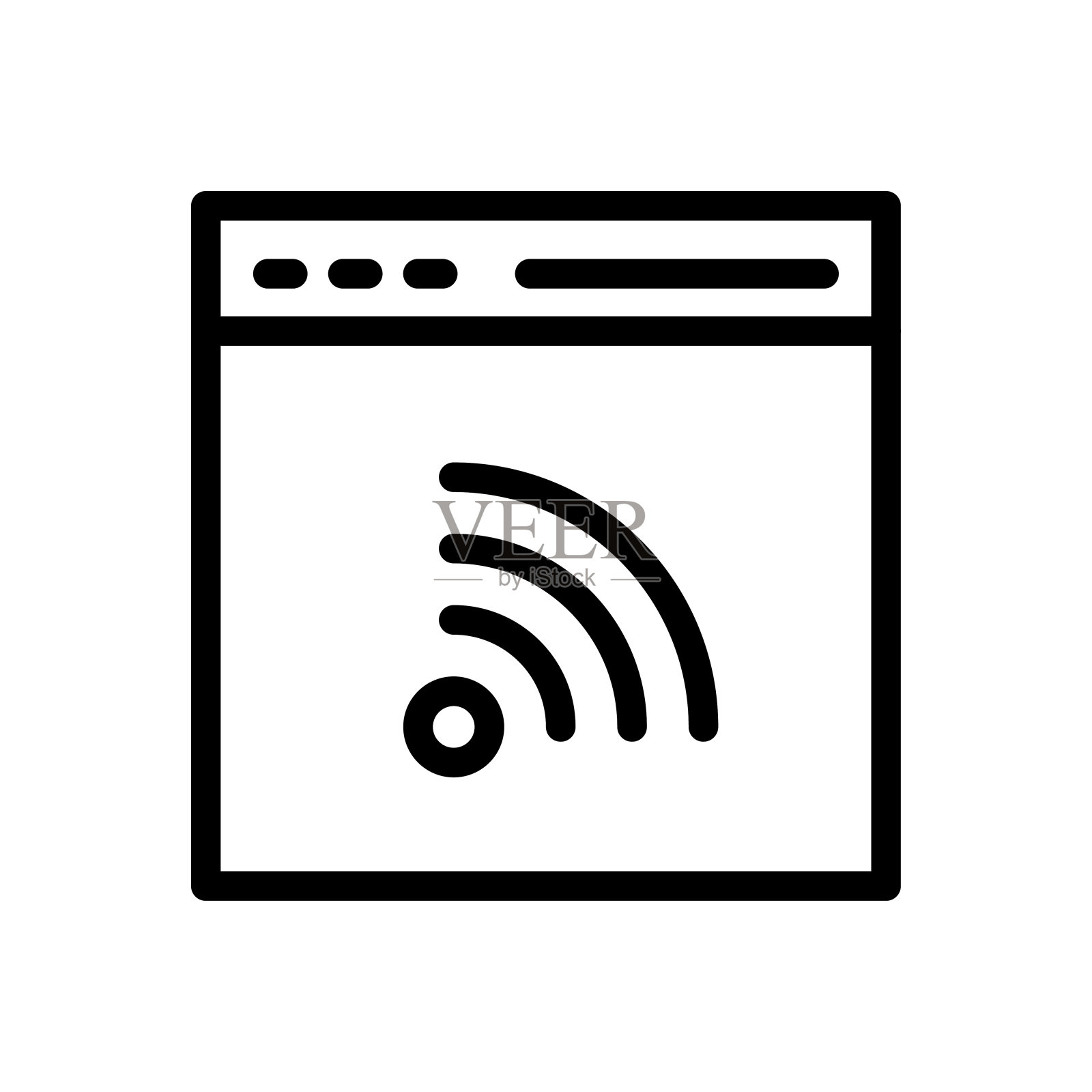 信号插画图片素材