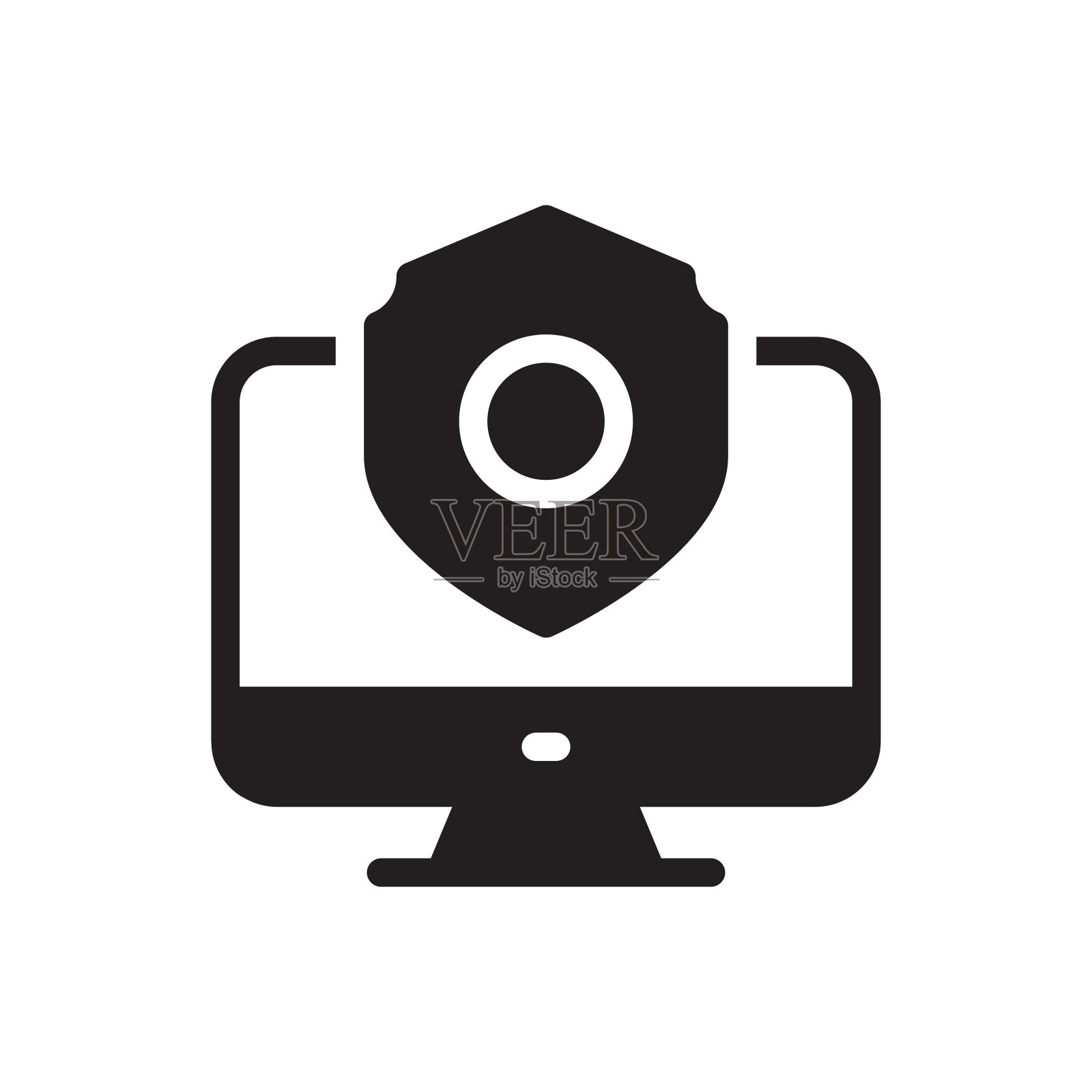 安全插画图片素材