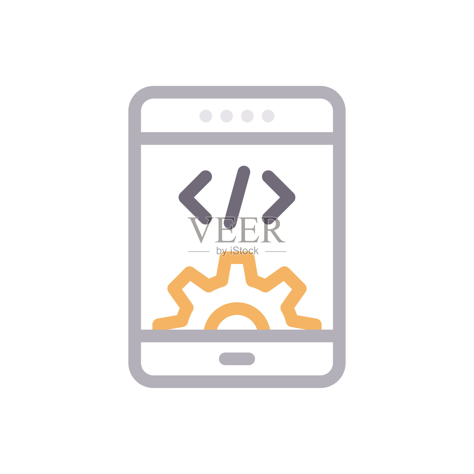 移动插画图片素材