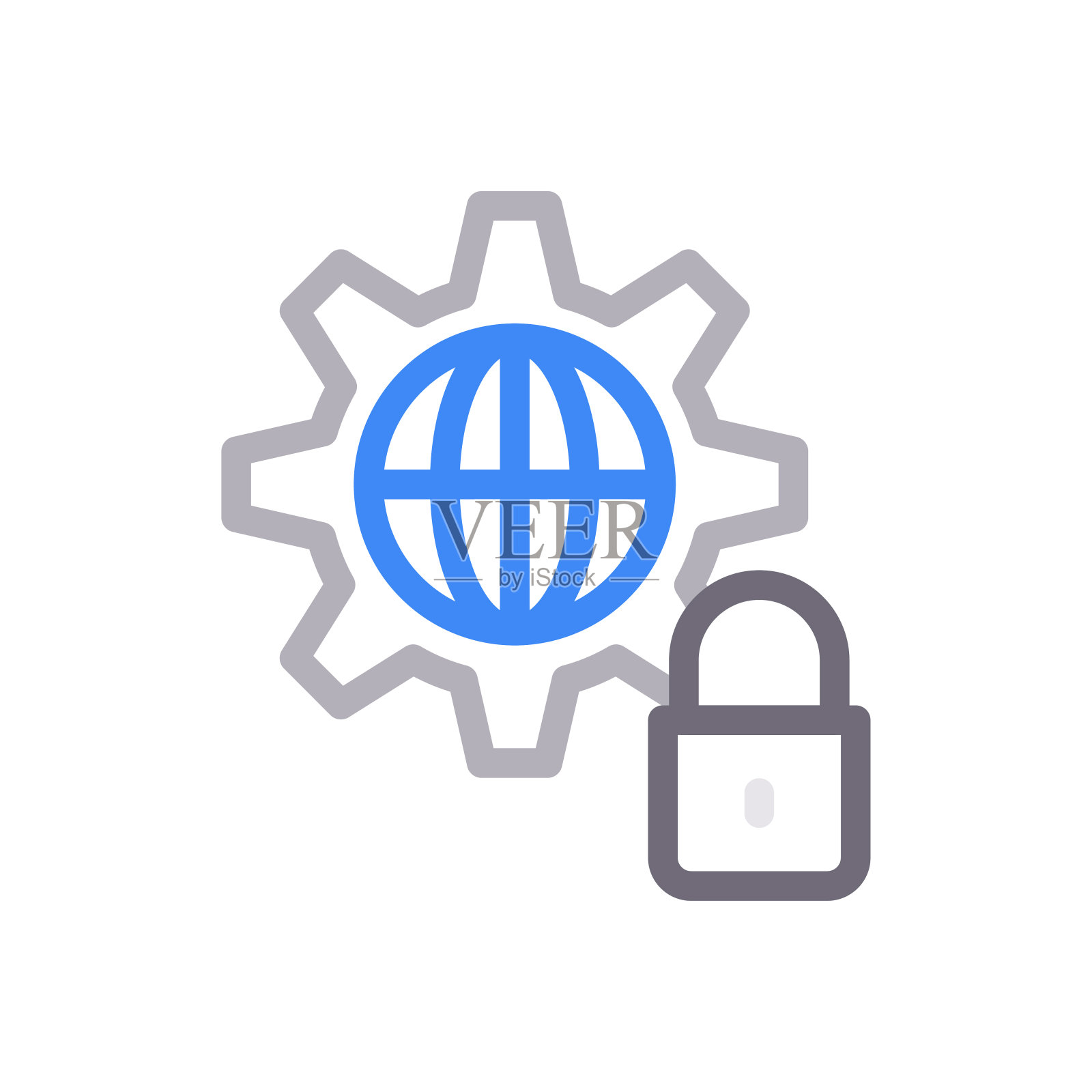 安全插画图片素材