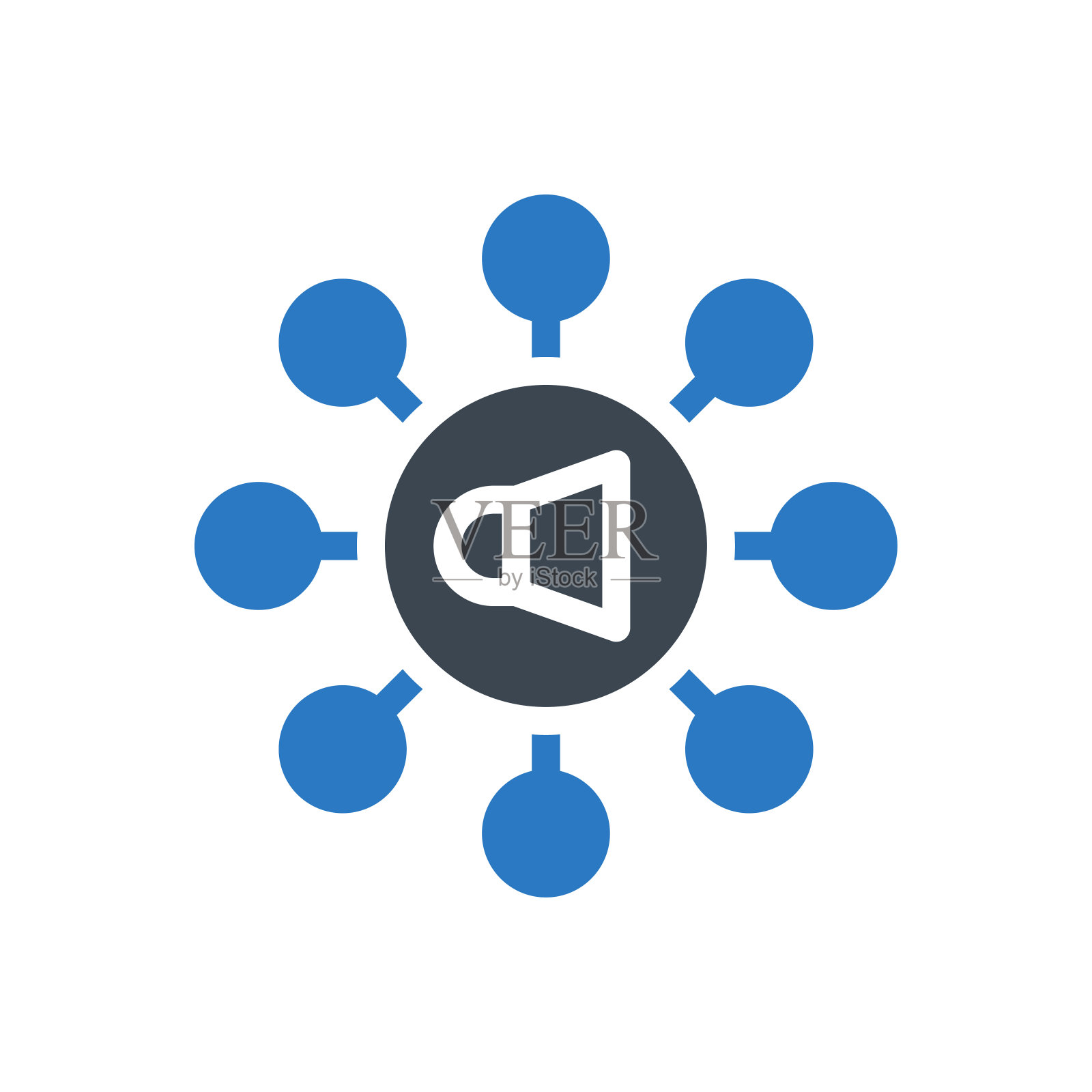 公告插画图片素材