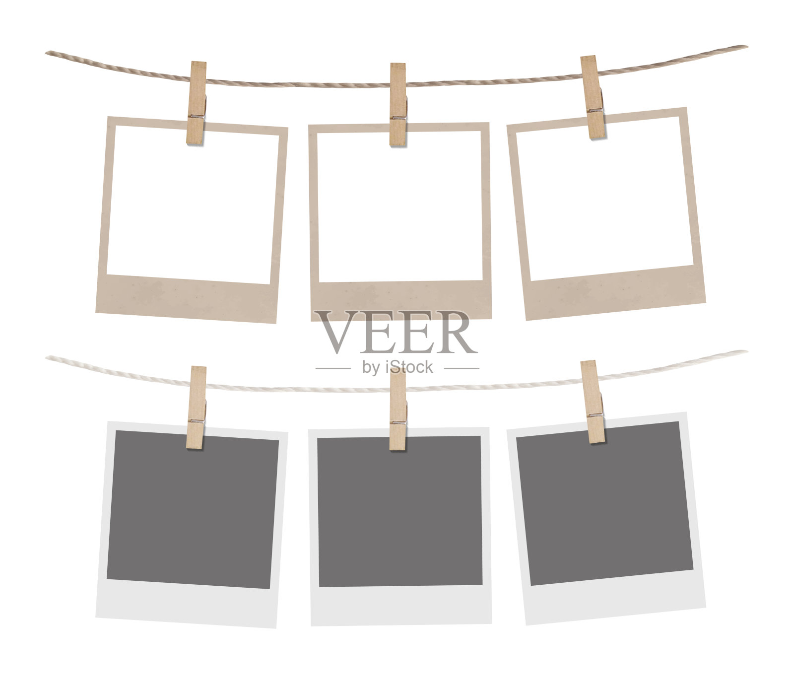 相框摇摆插画图片素材