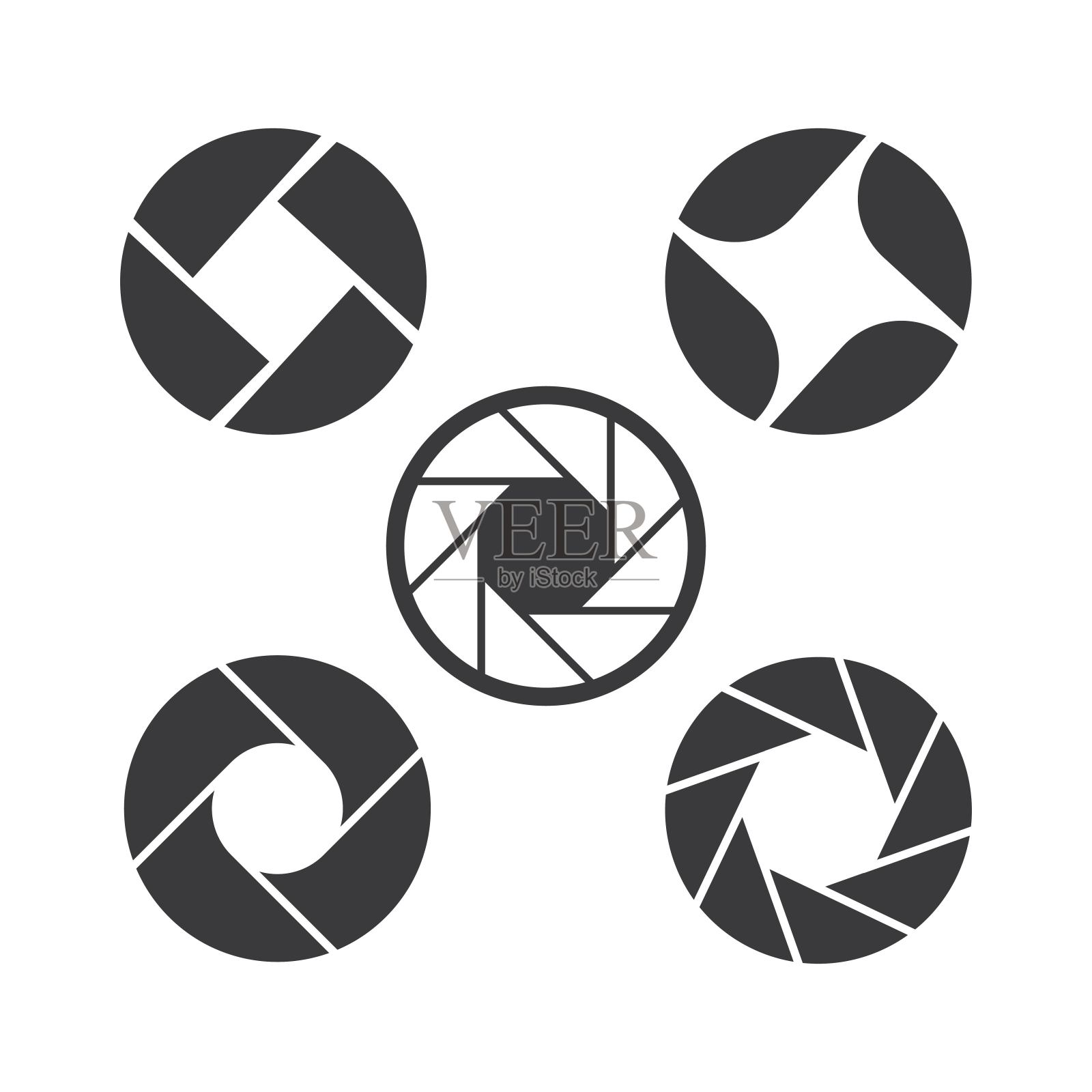 相机矢量图标插图设计模板图标素材