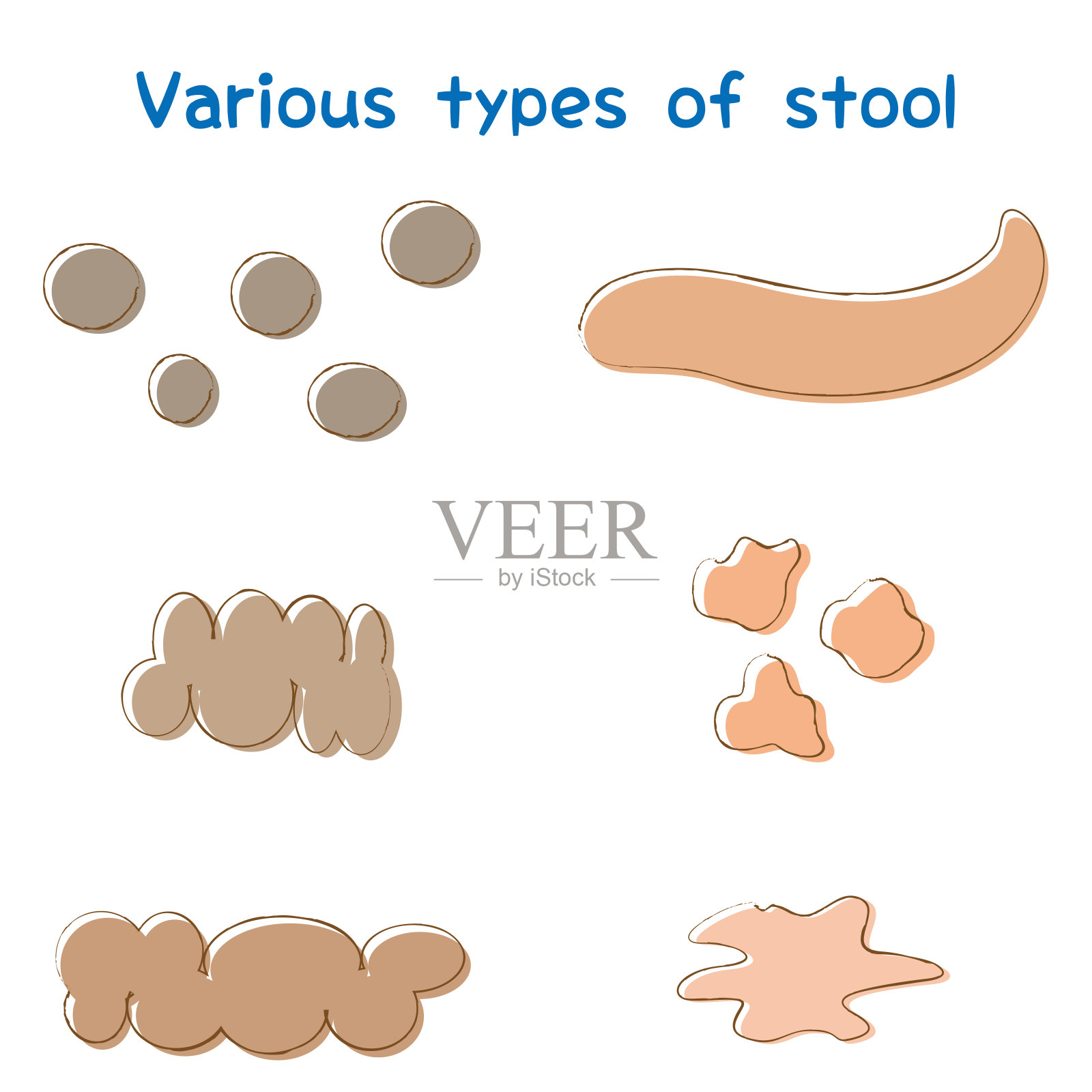 马桶、卫生间人物插图插画图片素材