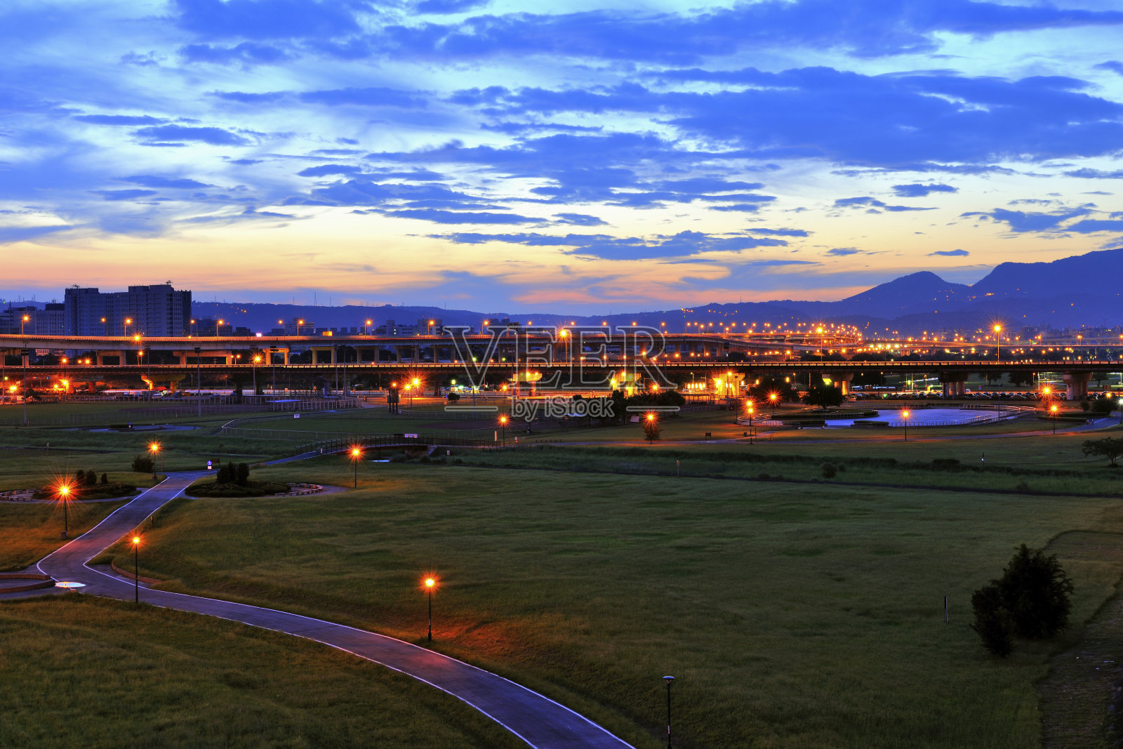Erchong分洪河道照片摄影图片