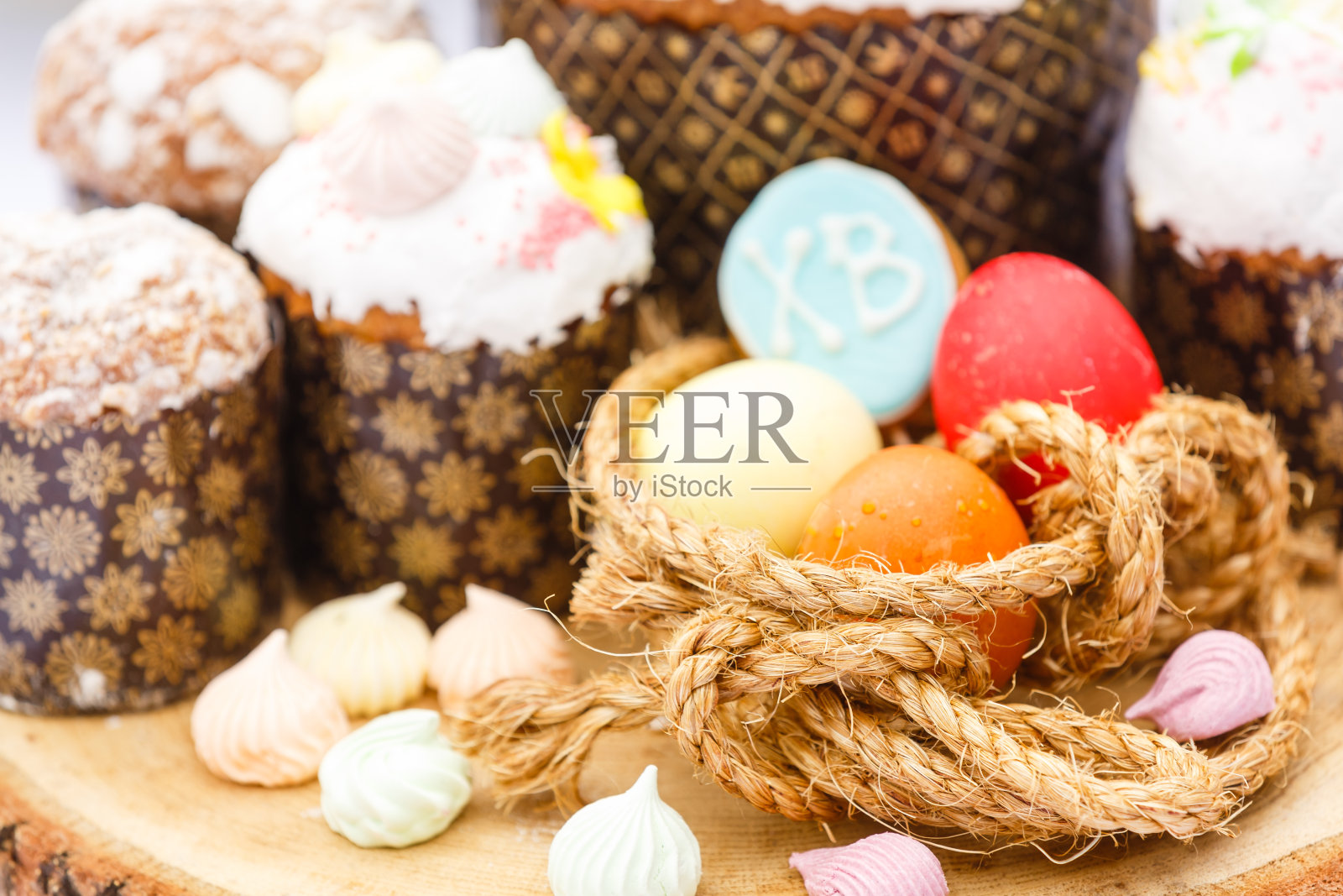 复活节彩蛋的颜色，背景照片摄影图片