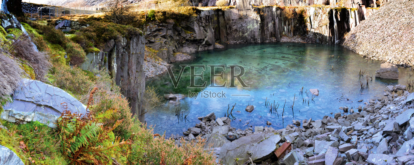 Dinorwic采石场斯诺登尼亚照片摄影图片