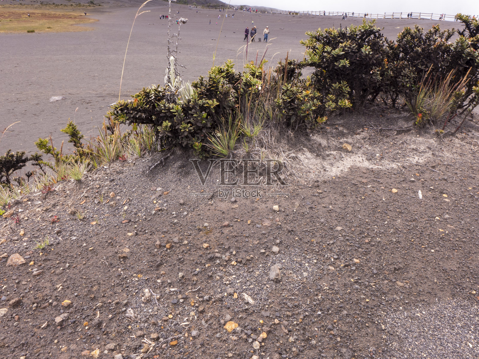哥斯达黎加的Irazú火山高3432米，是科迪勒拉中央山脉的最高峰照片摄影图片