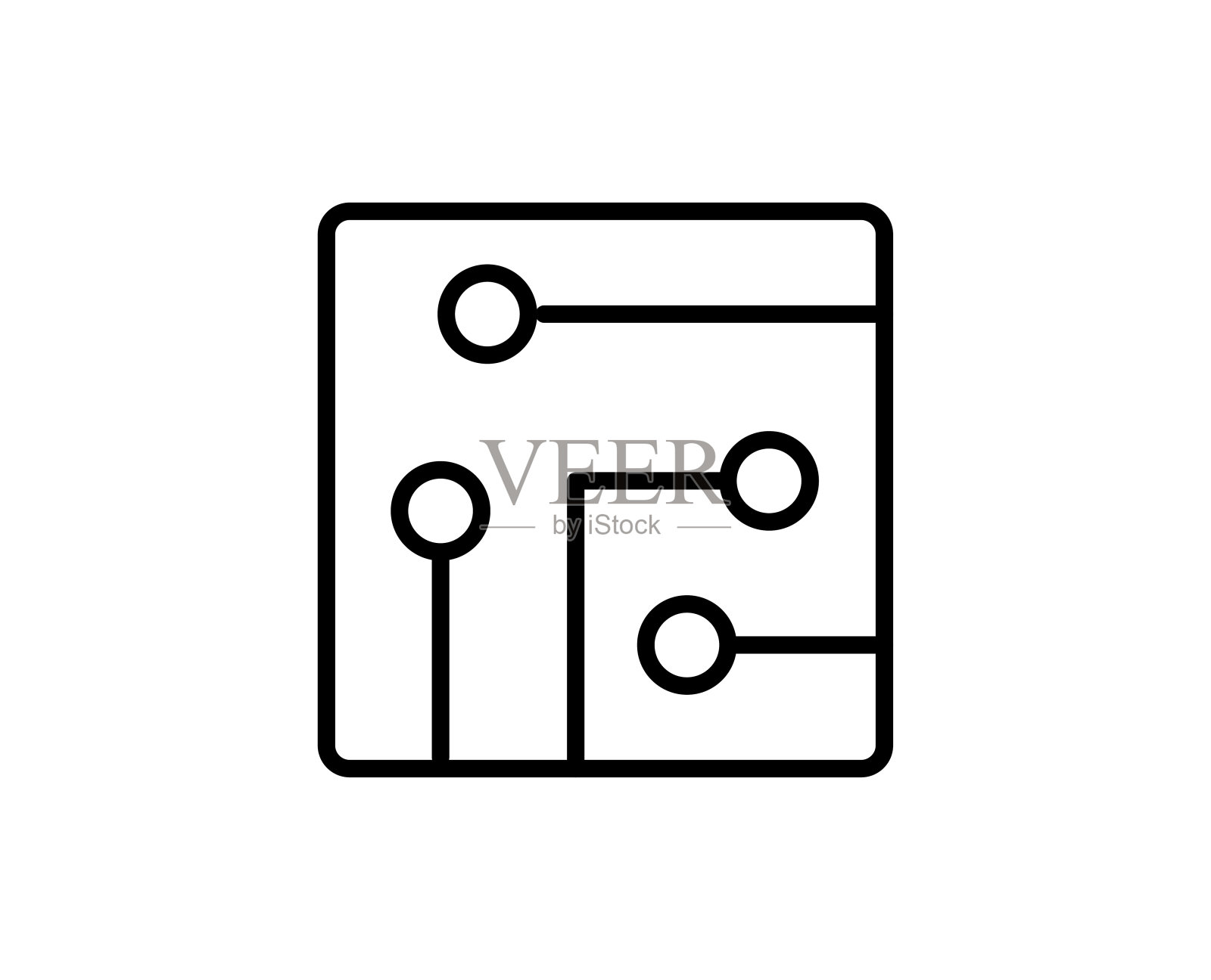 芯片图标。图标素材