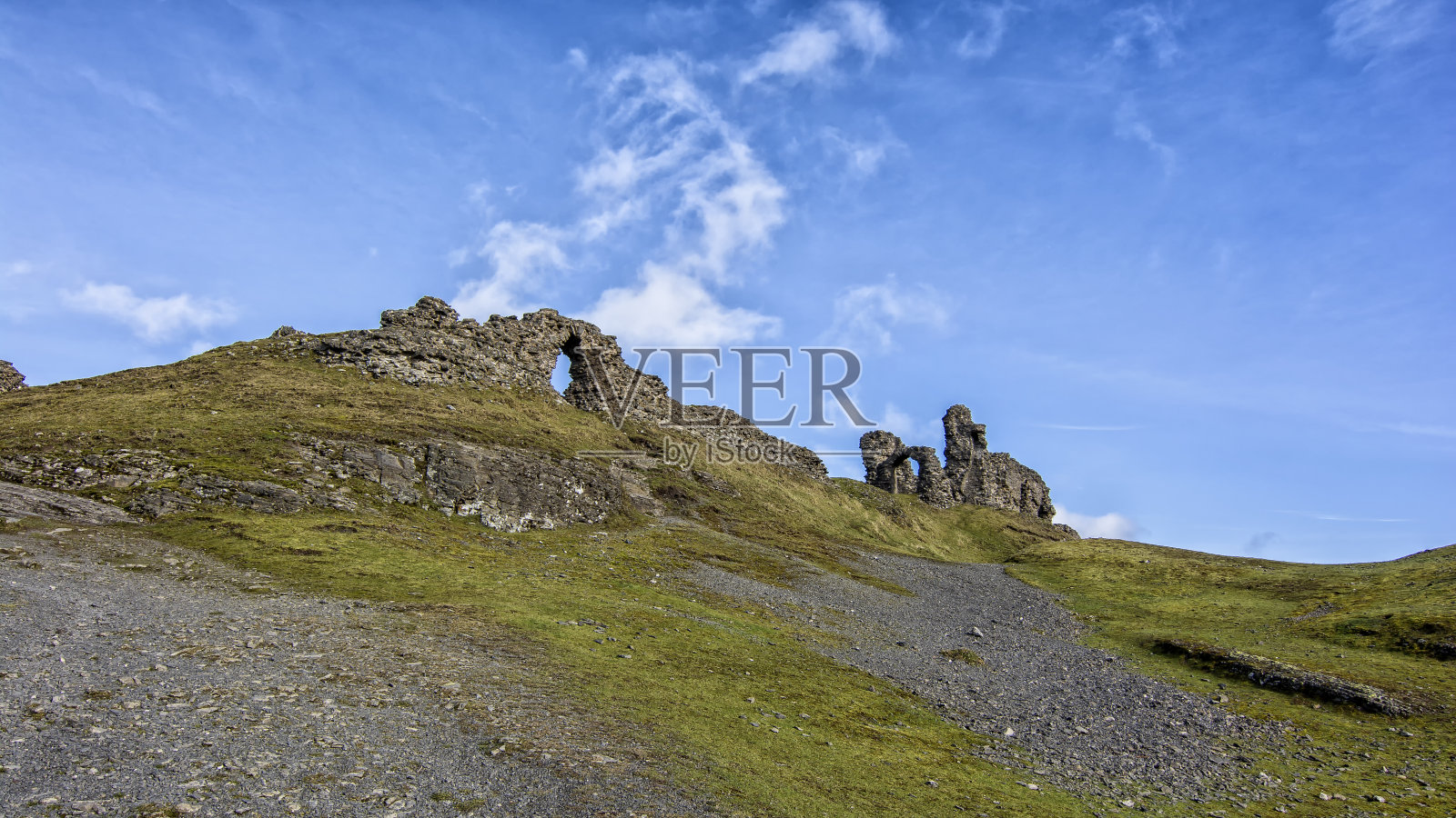 兰戈伦迪纳斯布兰威尔士城堡照片摄影图片
