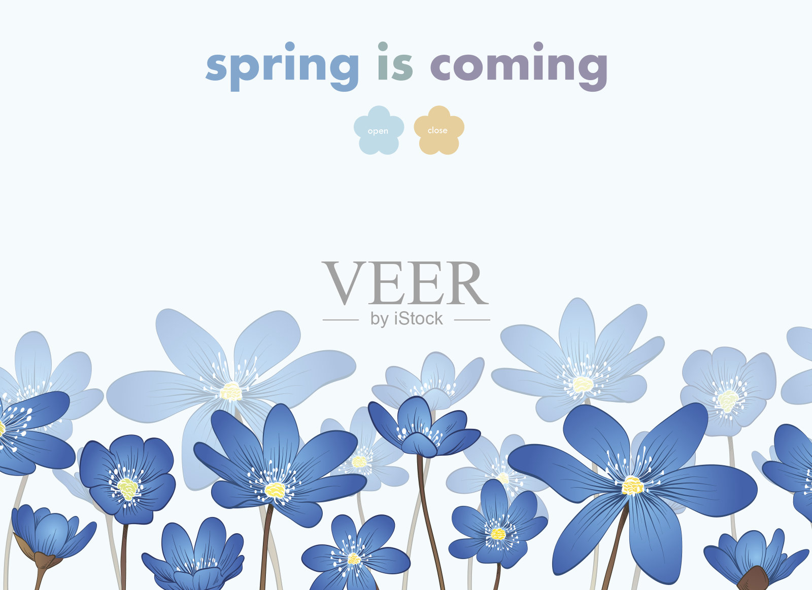 肝片花卡片背景。手绘矢量图插画图片素材