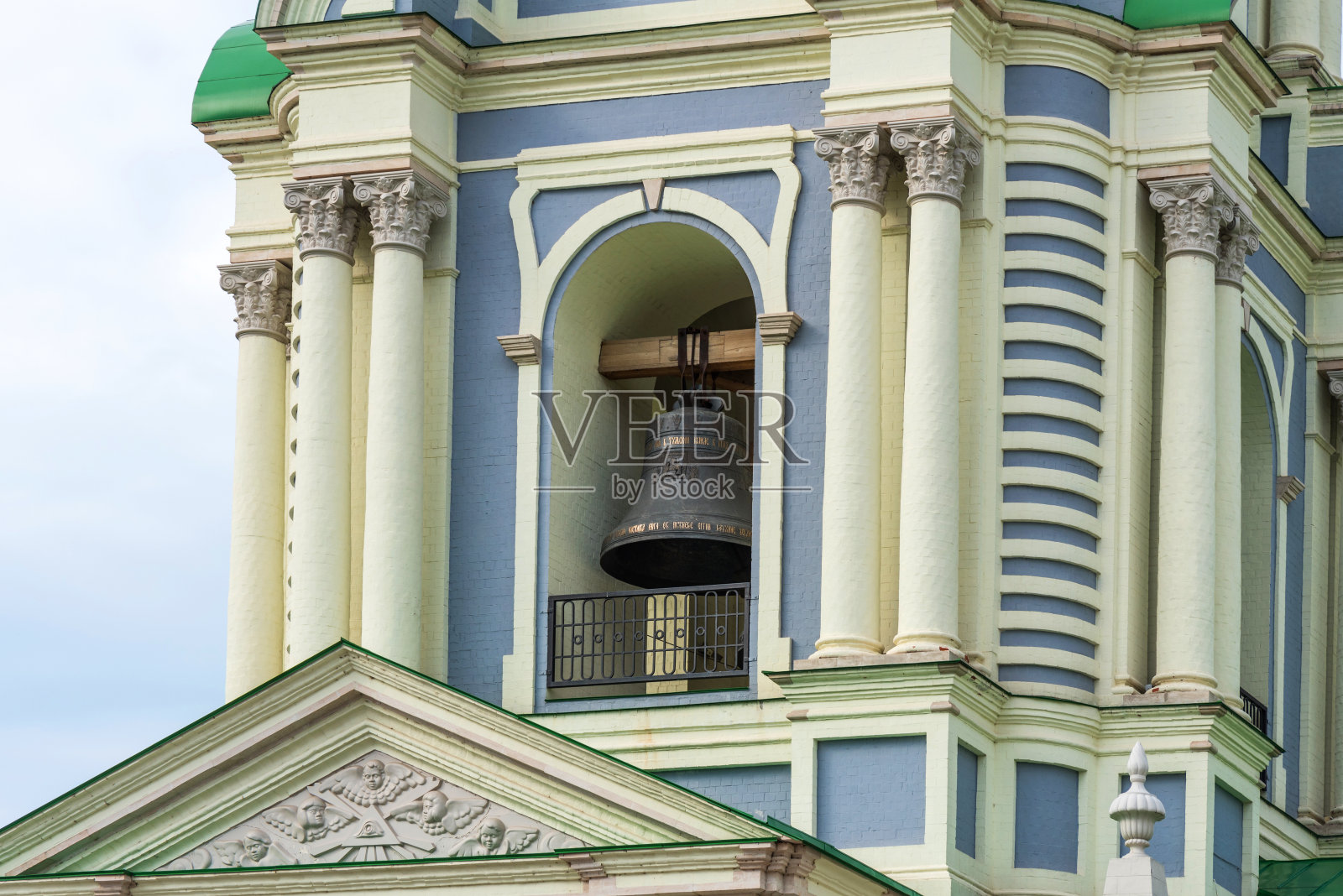 图拉克里姆林宫的钟楼。照片摄影图片