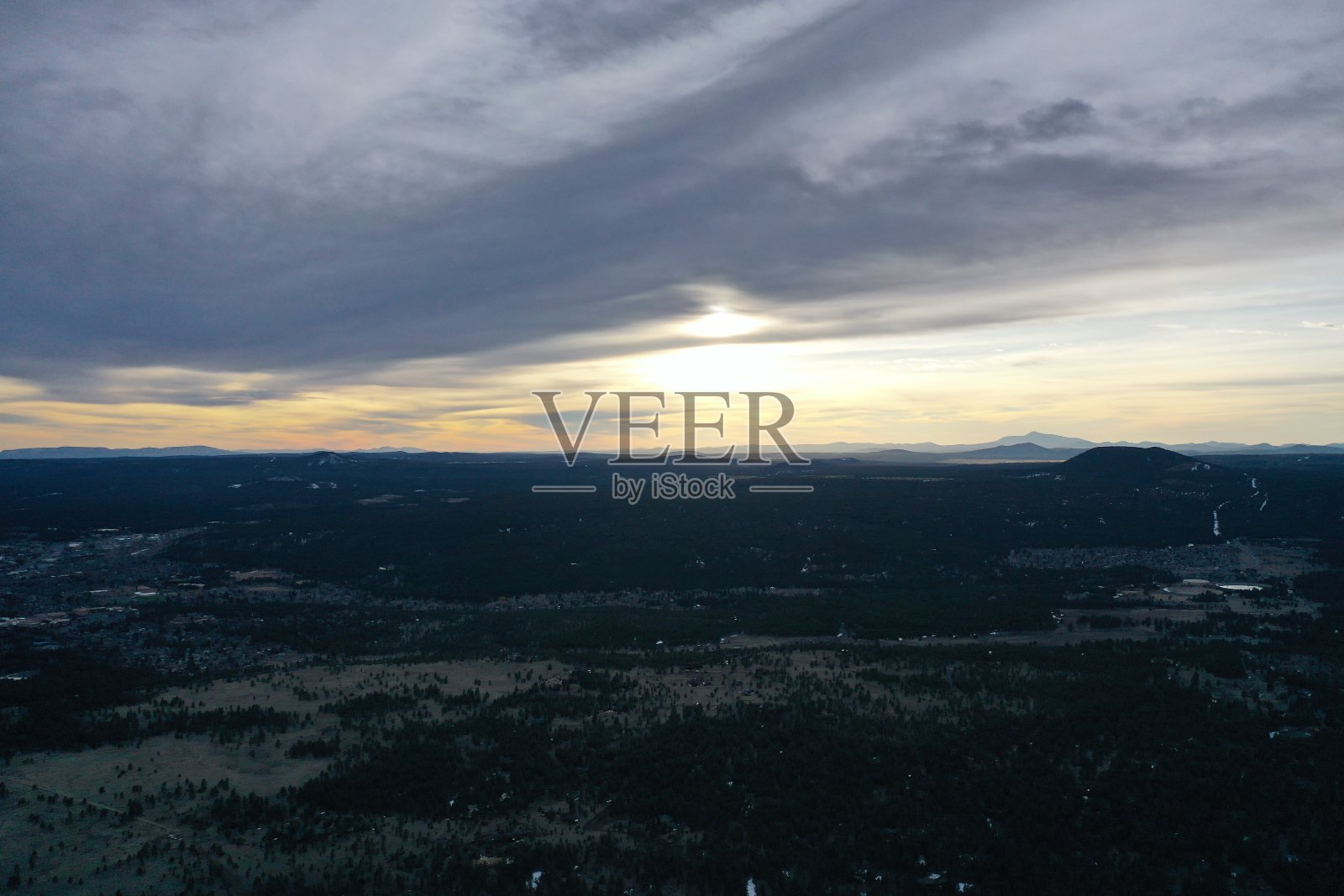 亚利桑那州弗拉格斯塔夫水牛公园照片摄影图片