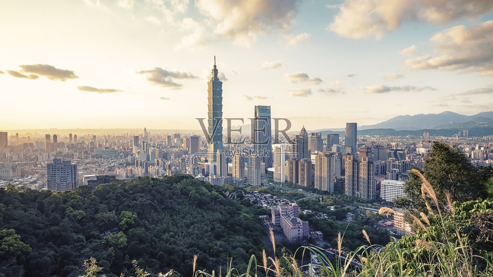 台湾台北市全景照片摄影图片