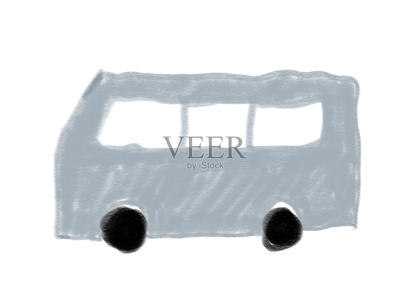 儿童绘制的汽车插图插画图片素材