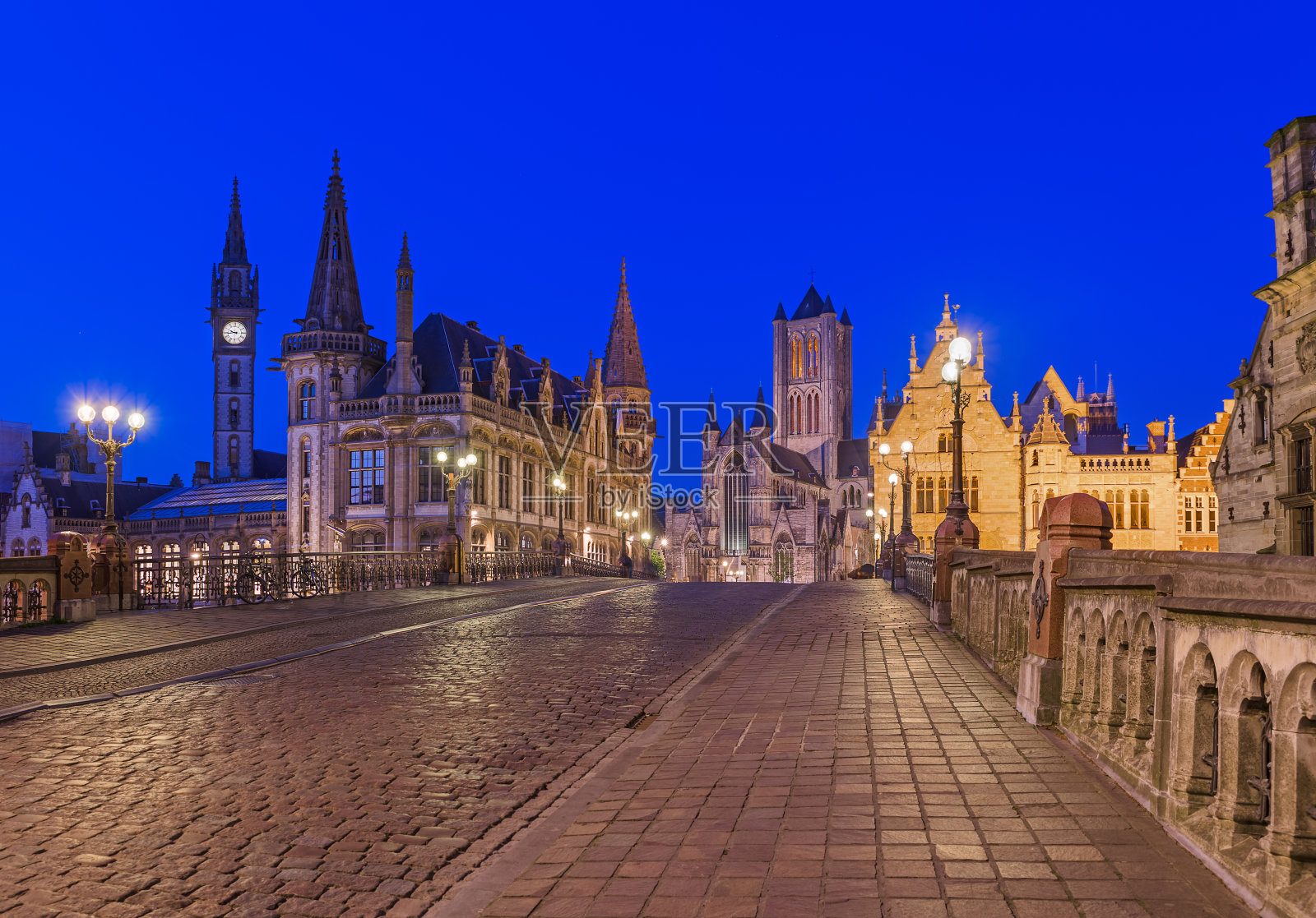 绅士城市景观-比利时照片摄影图片