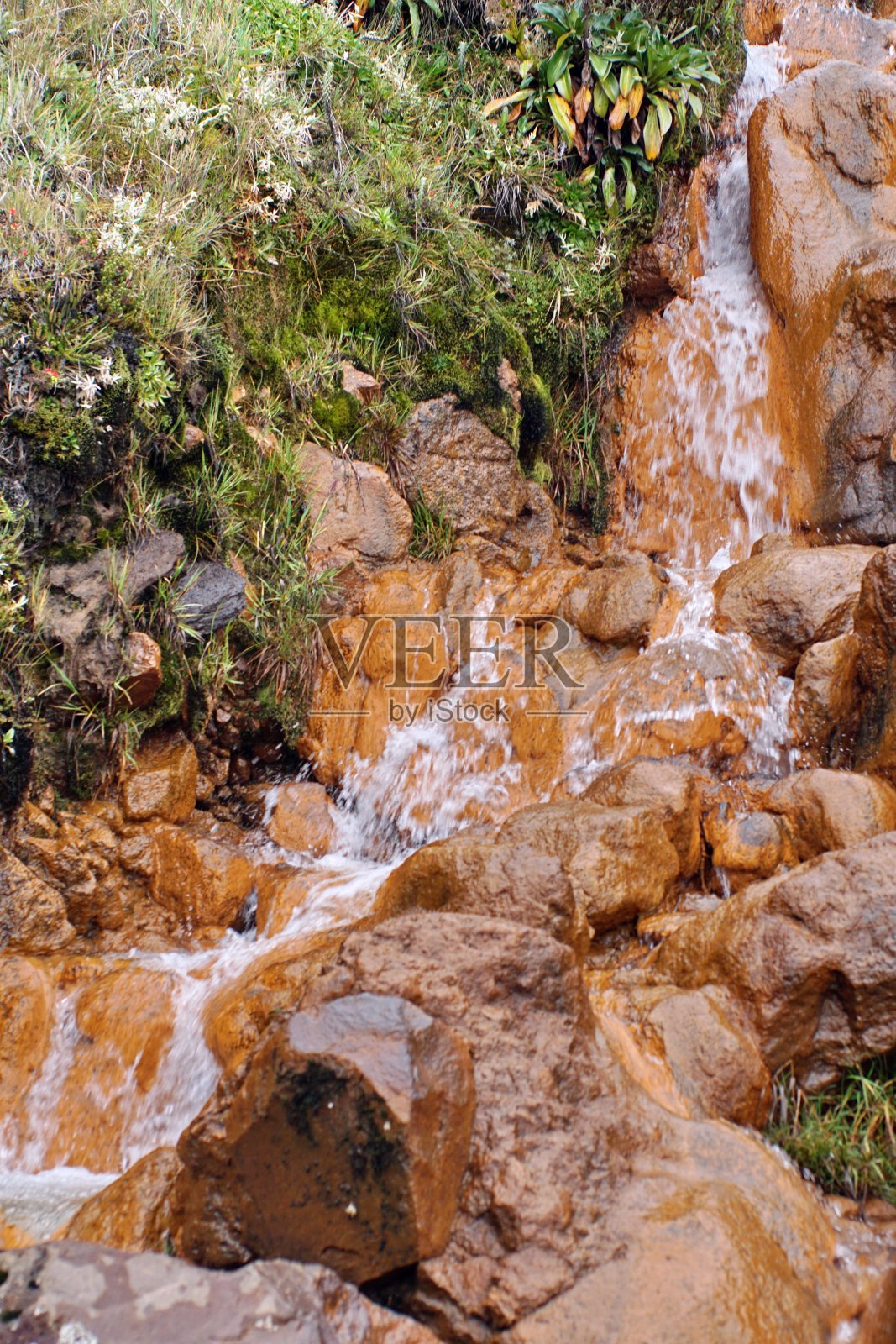 厄瓜多尔卡扬贝火山照片摄影图片