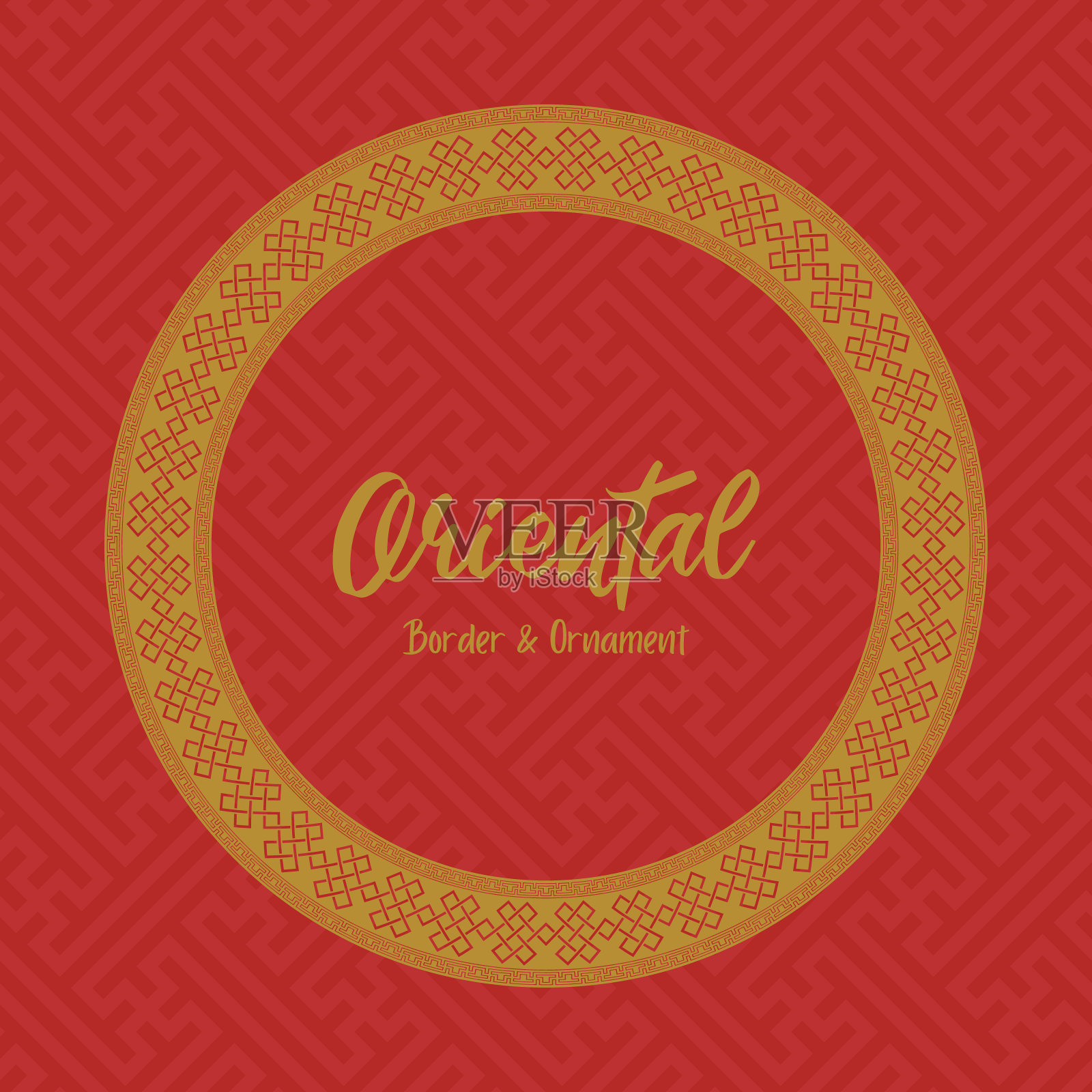 中国古典东方装饰框复古边框艺术装饰插画图片素材