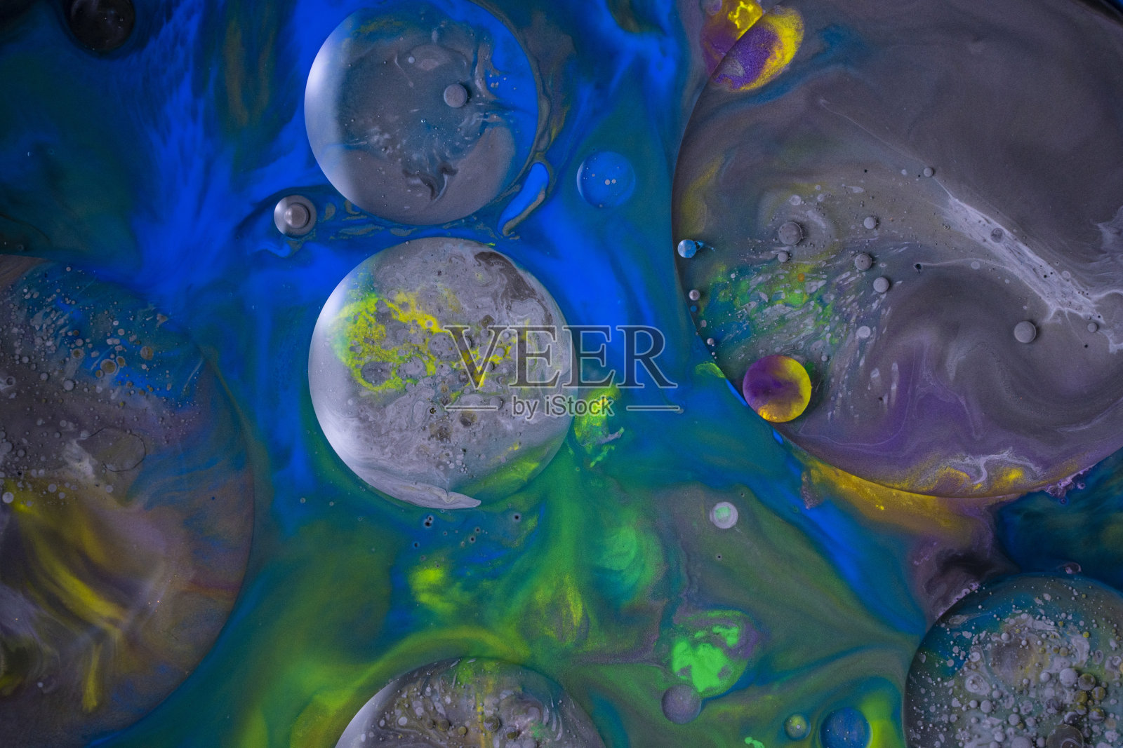 色的泡沫照片摄影图片