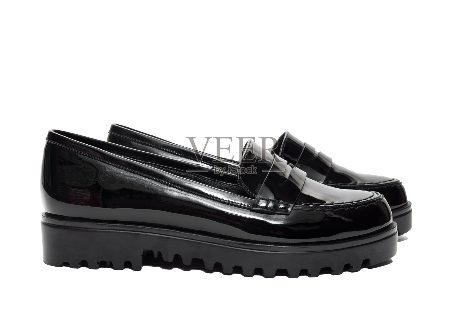 冬季女式皮鞋照片摄影图片