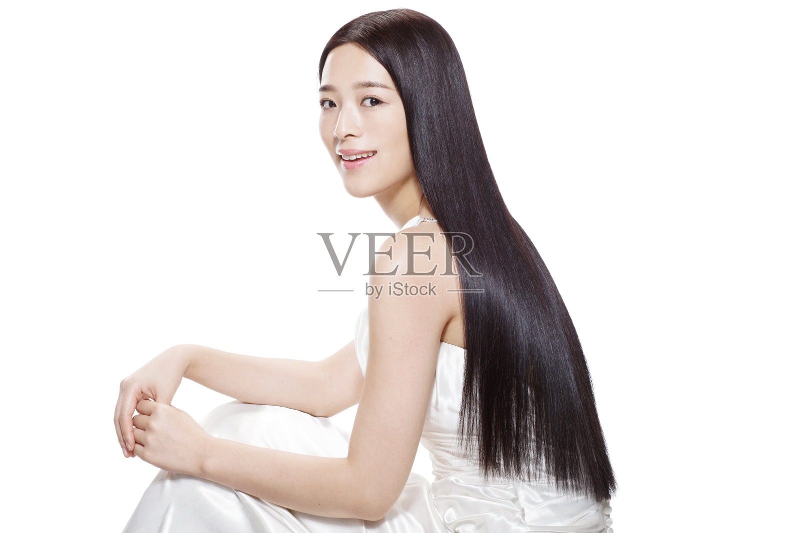 年轻女子的化妆肖像照片摄影图片