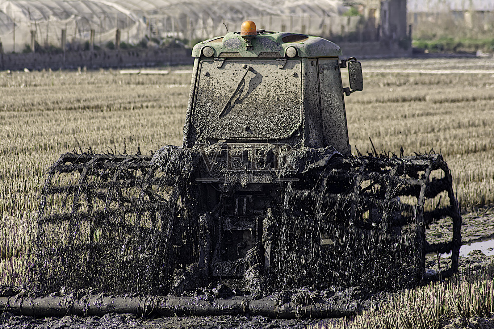 拖拉机照片摄影图片