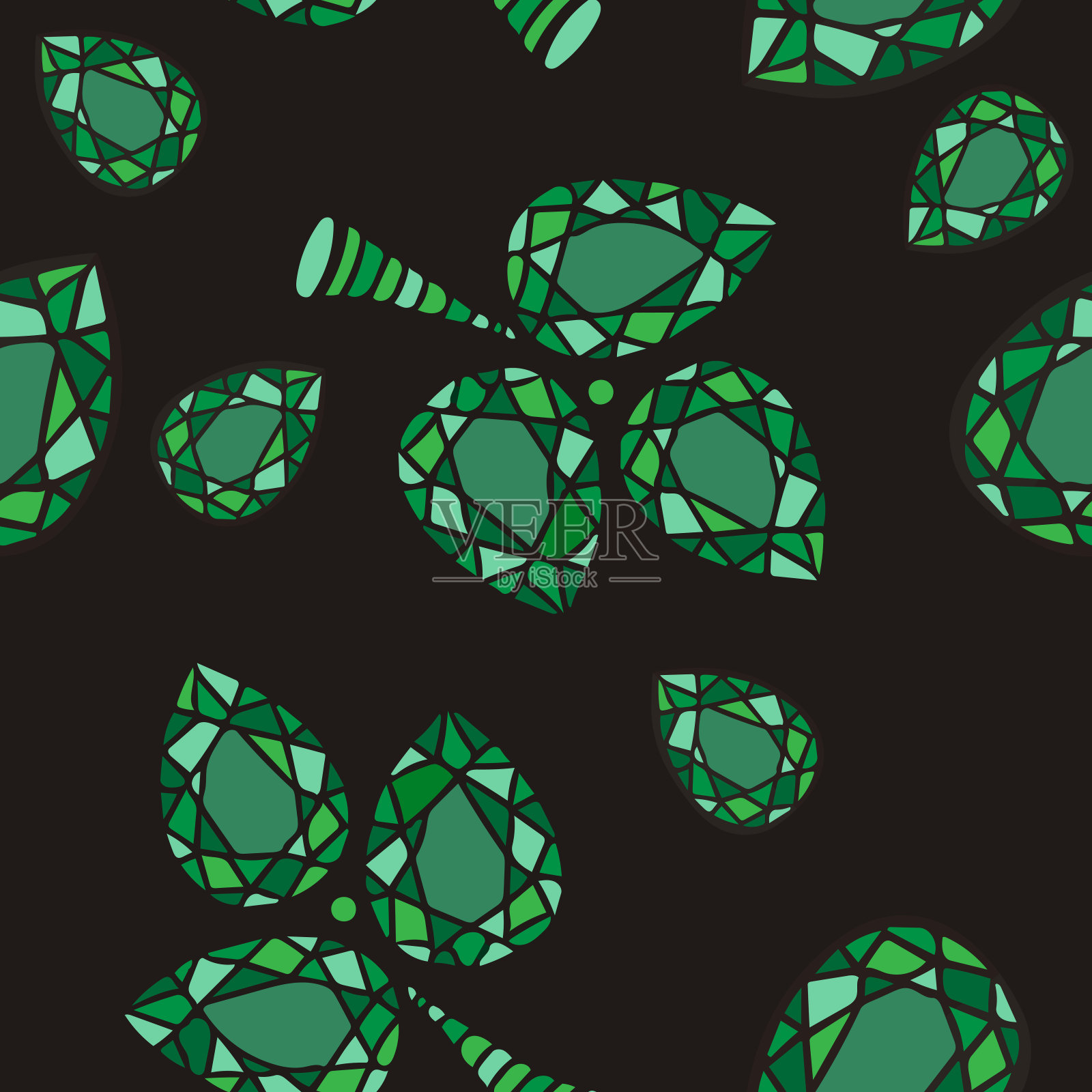 抽象水晶宝石背景插画图片素材