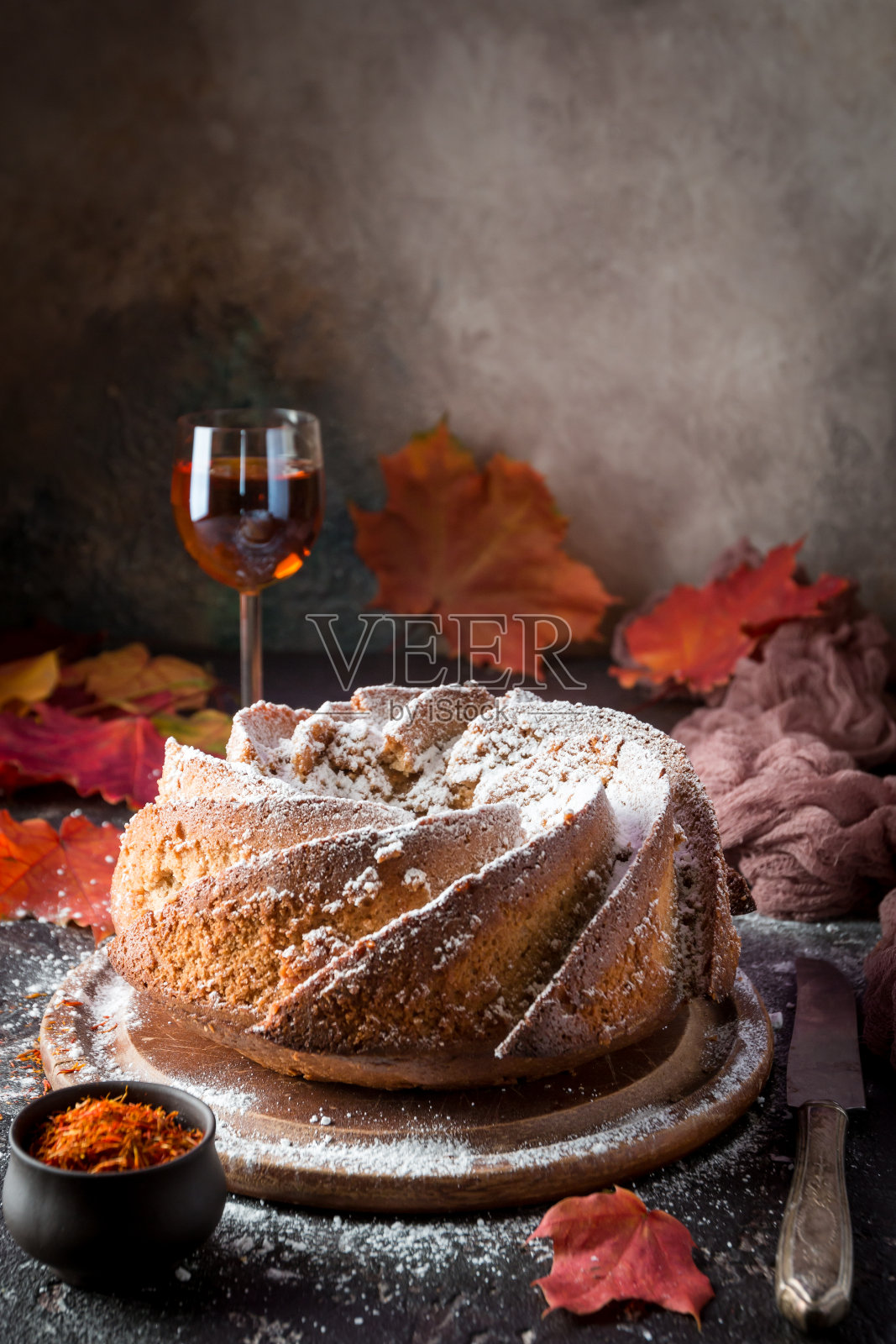 自制的一盘蛋糕照片摄影图片