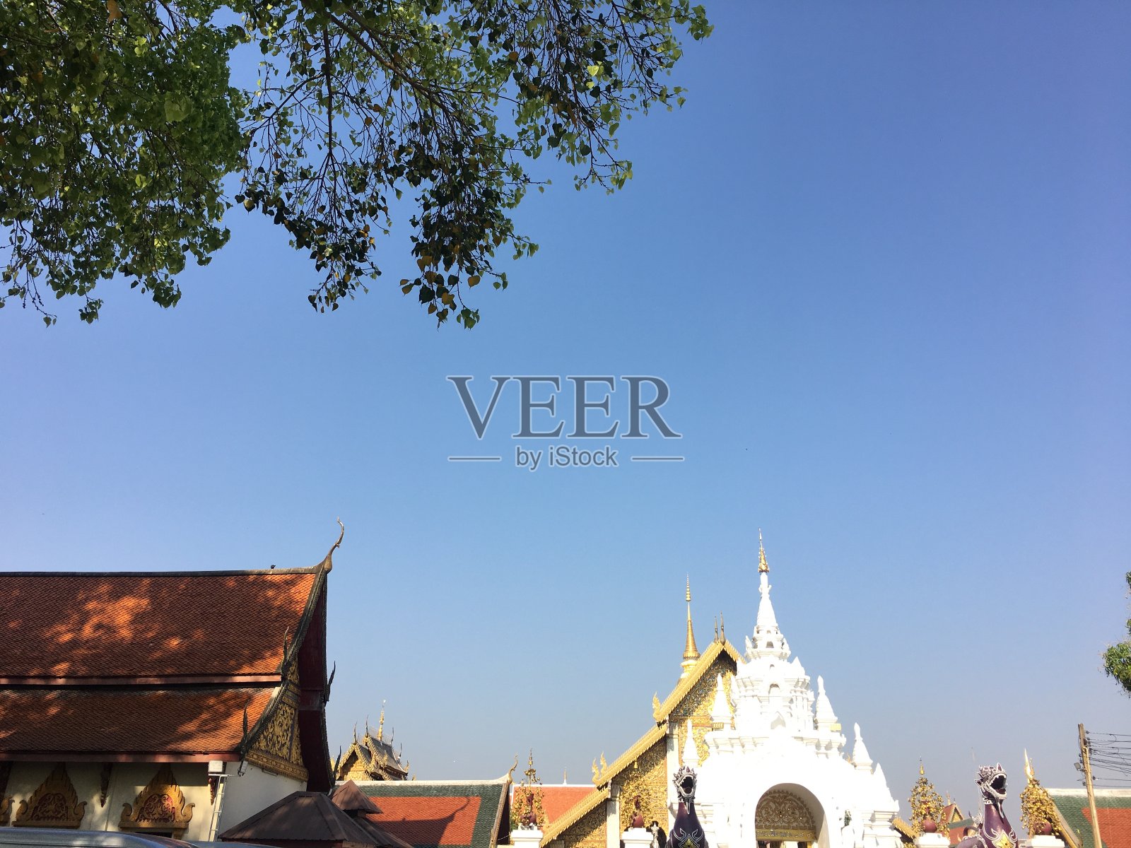 泰国北部美丽的寺庙照片摄影图片