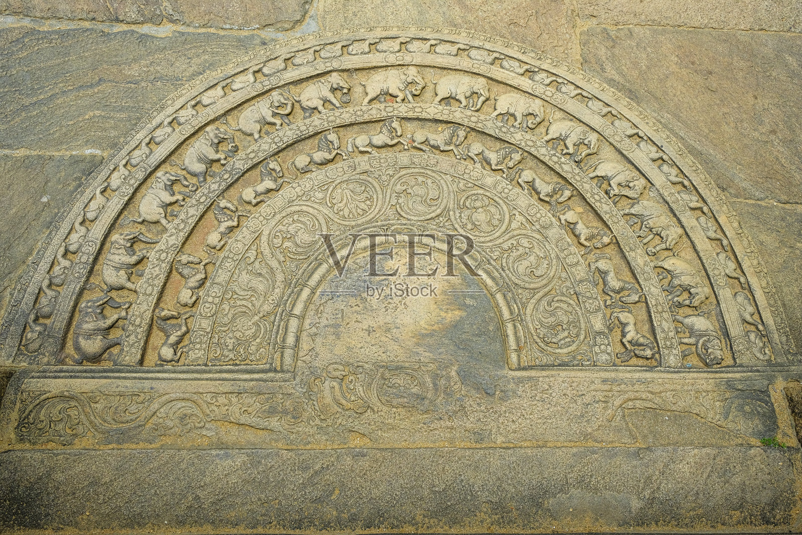 Polonnaruwa在斯里兰卡。照片摄影图片