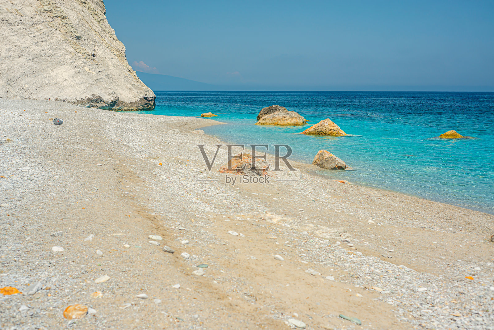 拉里亚海滩， 斯基亚索斯 ， 希腊照片摄影图片