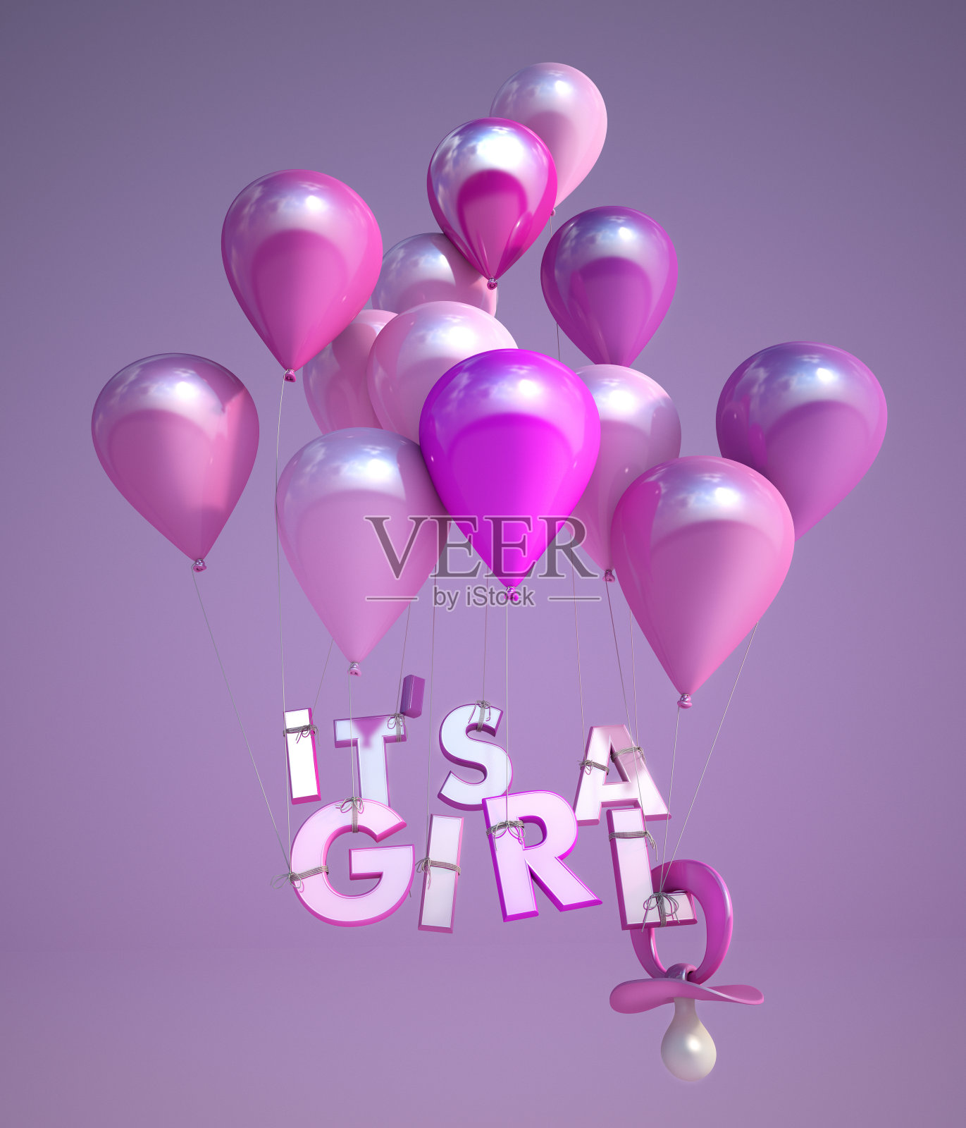 它的一个女孩照片摄影图片