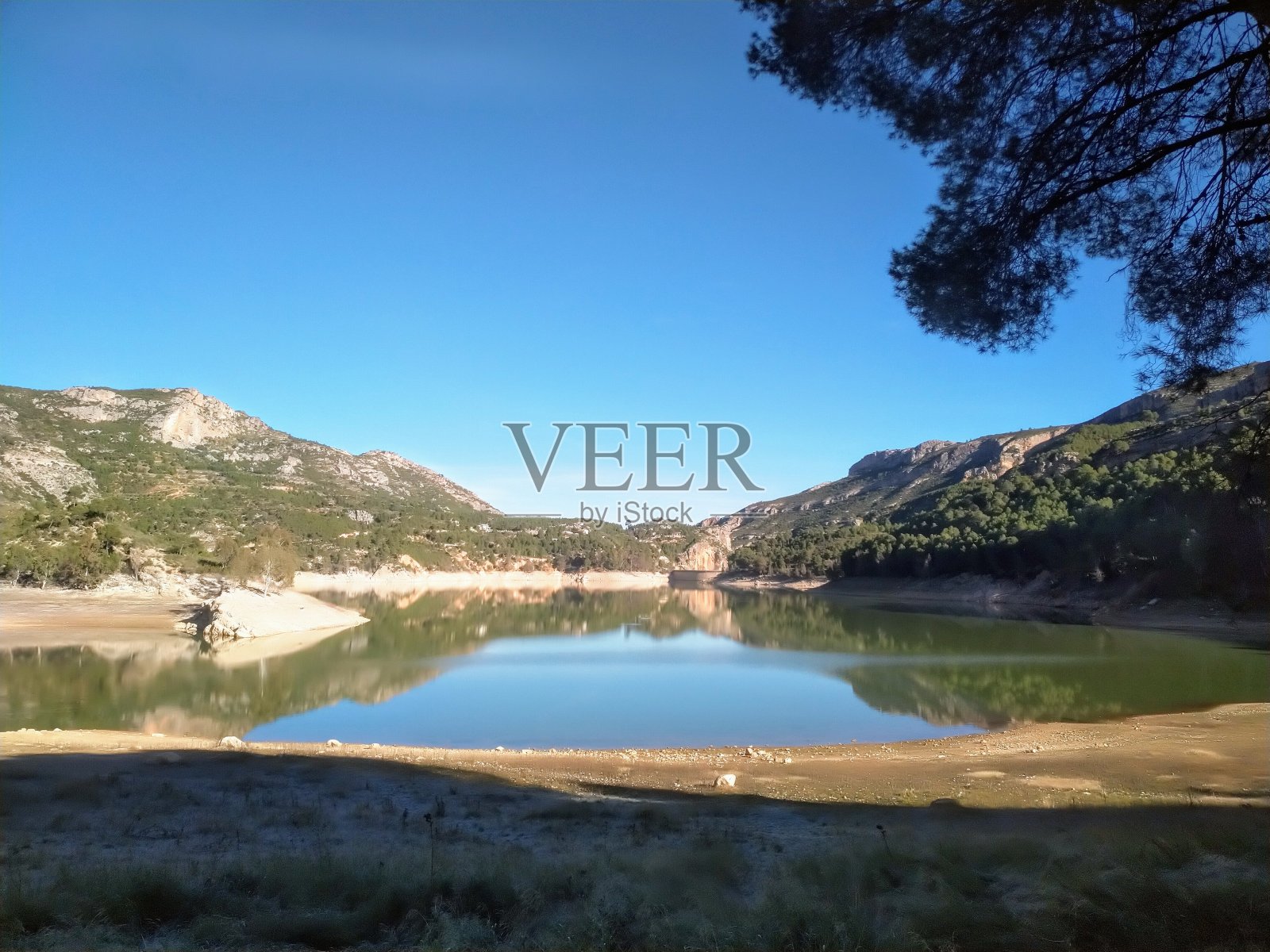 湖在自然界中照片摄影图片