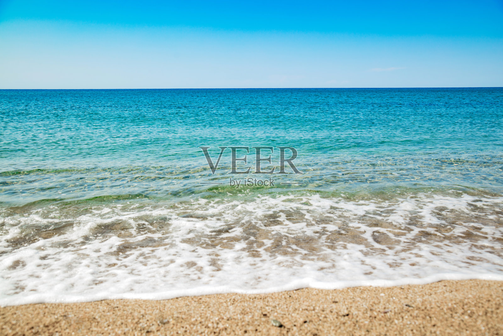 异国情调的蓝色热带海洋/海洋热带风景。照片摄影图片