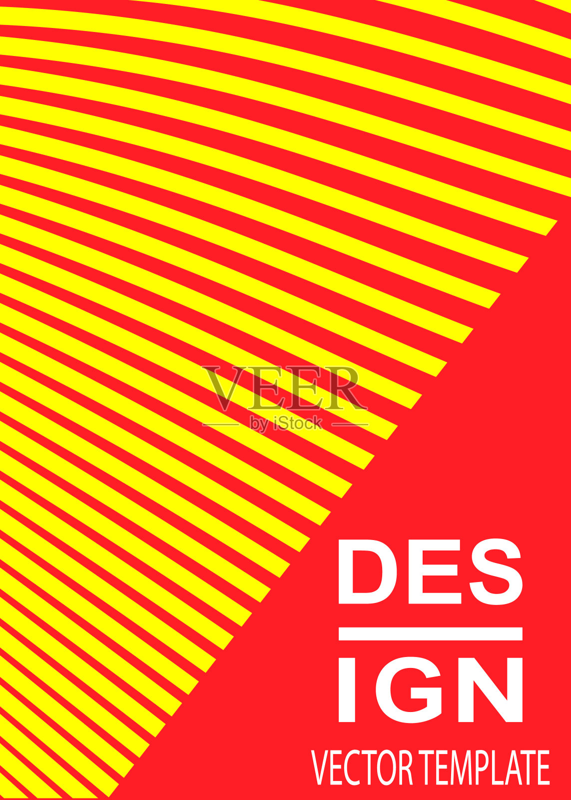 明亮的现代抽象黄红色背景插画图片素材