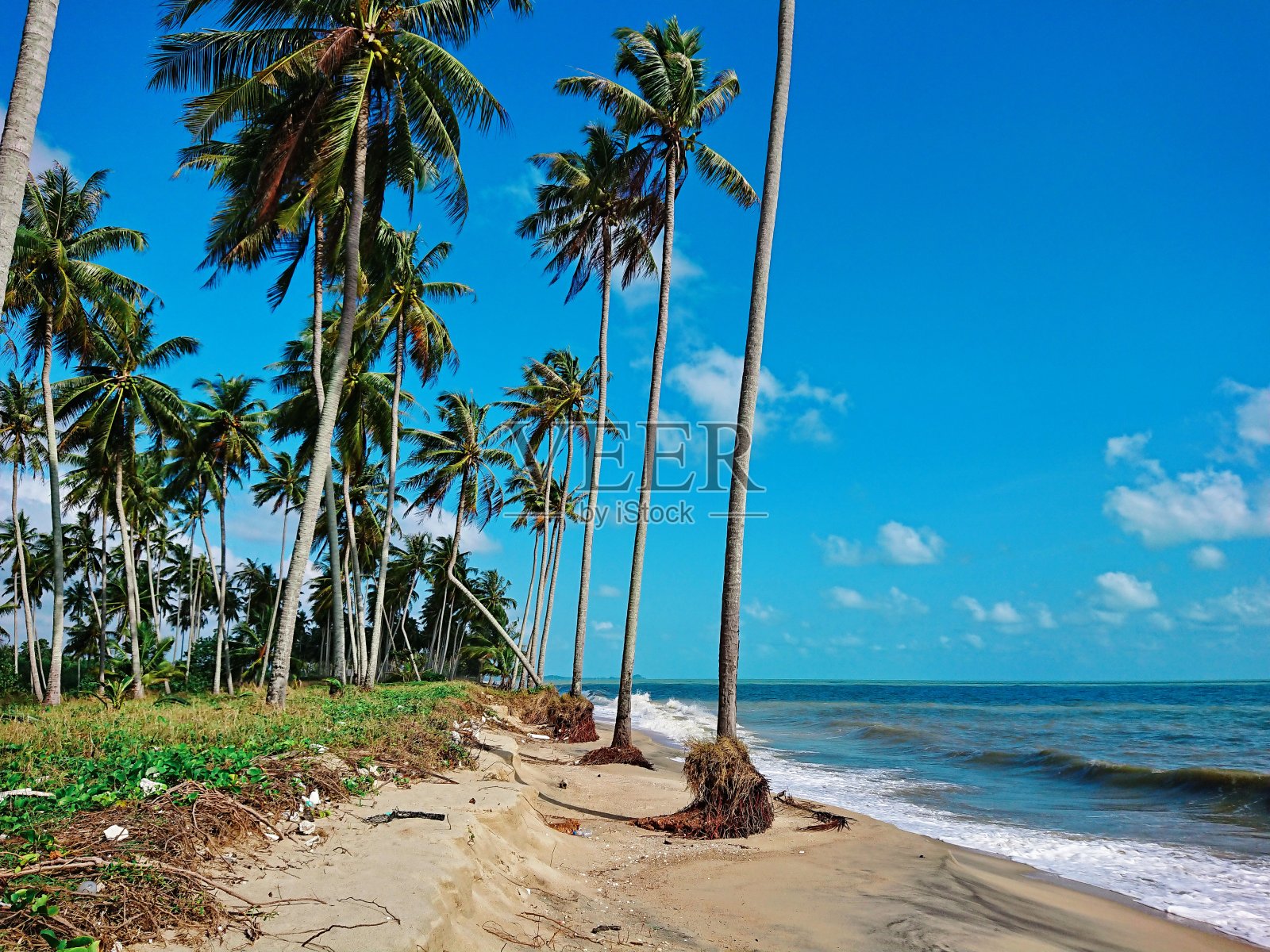 侵蚀海岸线危机地球环境照片摄影图片