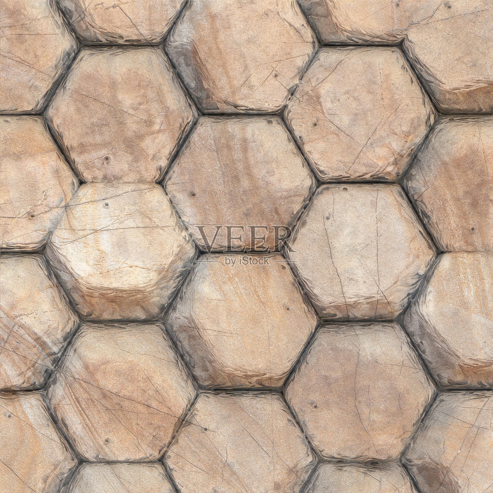 六角砖照片摄影图片