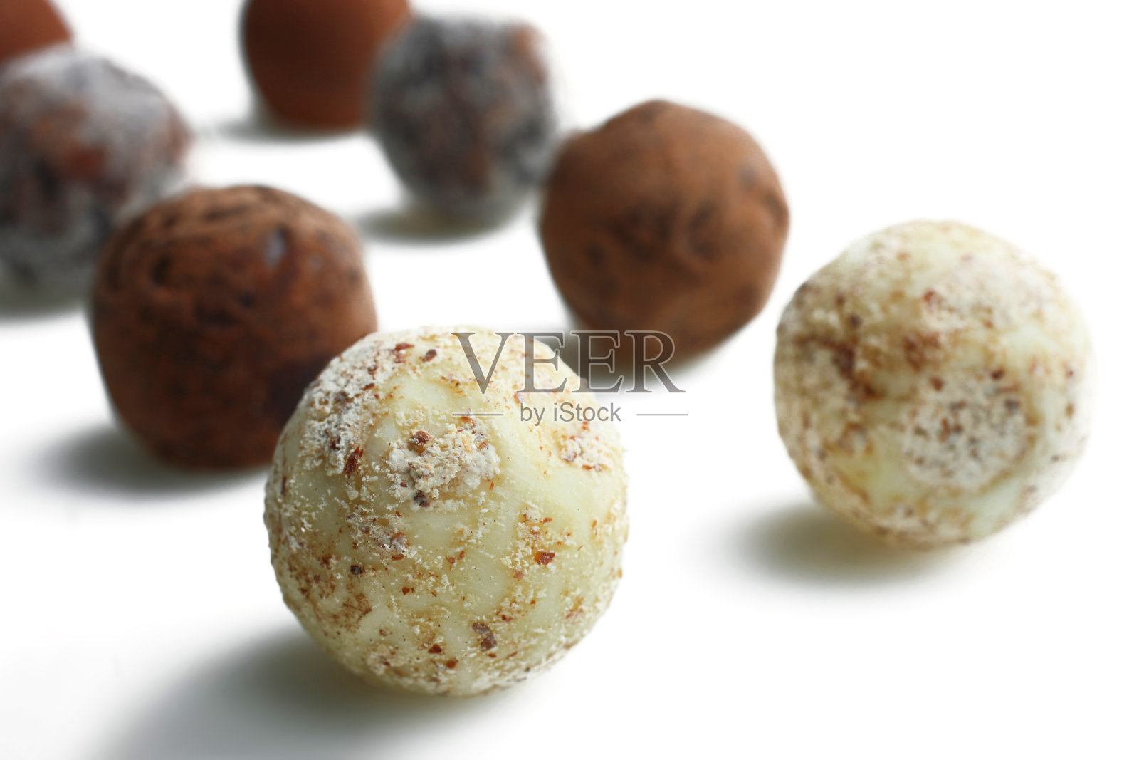 圆的糖果松露照片摄影图片