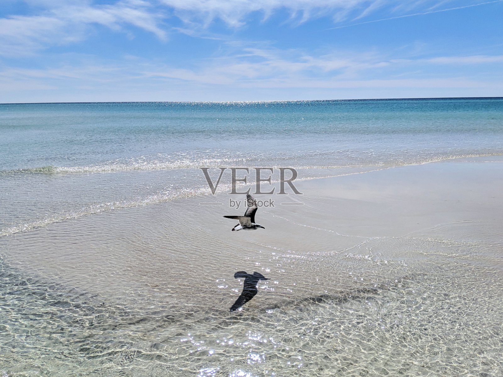 平静、放松的海滩照片摄影图片