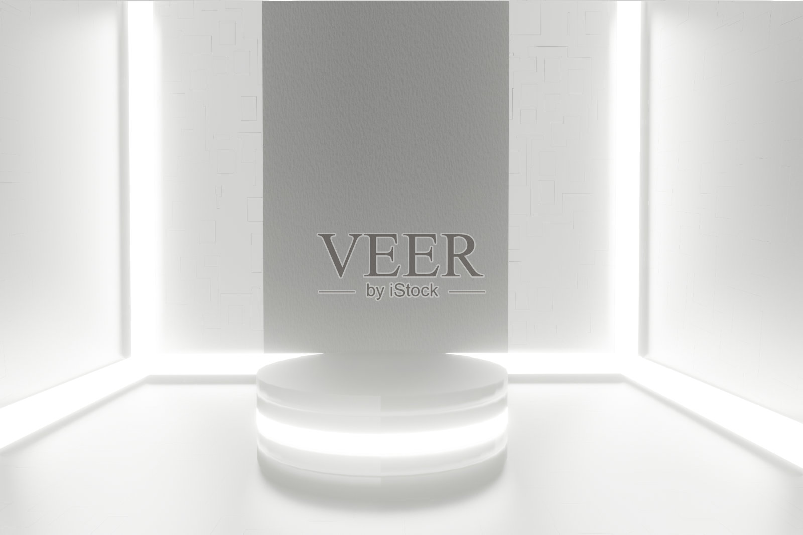 未来的底座展示。产品空白平台。三维渲染照片摄影图片