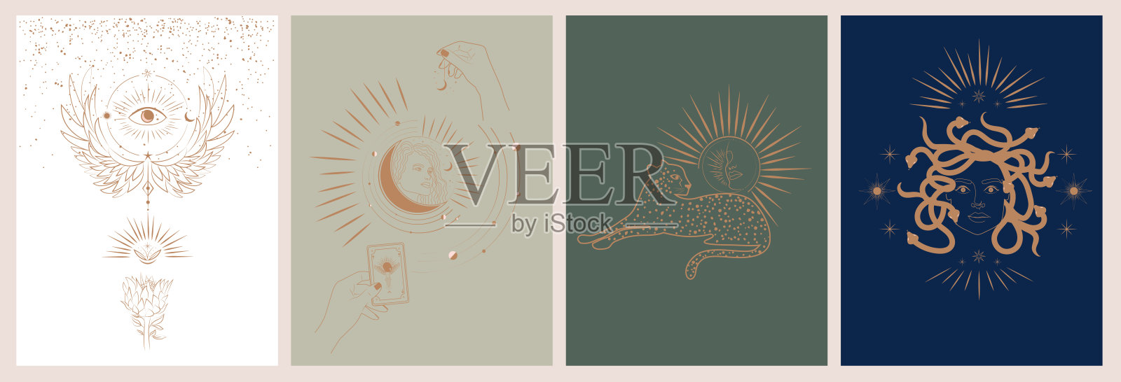 神话传说海报插画合集插画图片素材