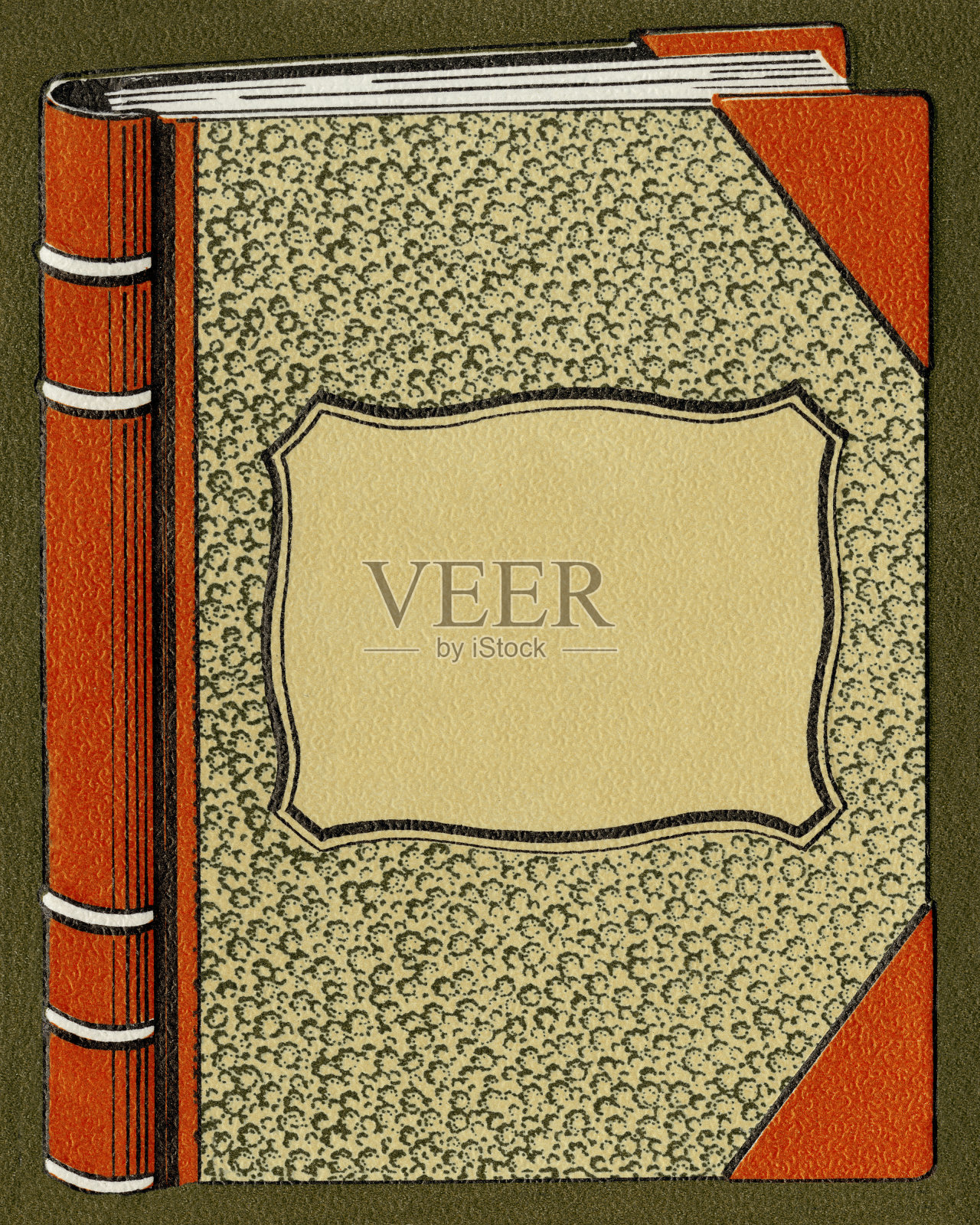 书的封面插画图片素材