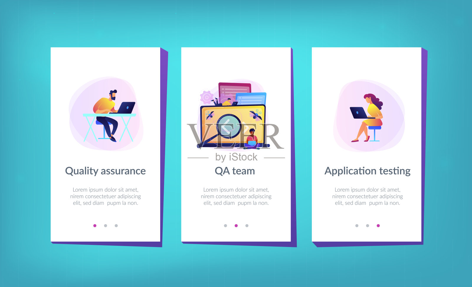 软件测试它的应用程序接口模板插画图片素材